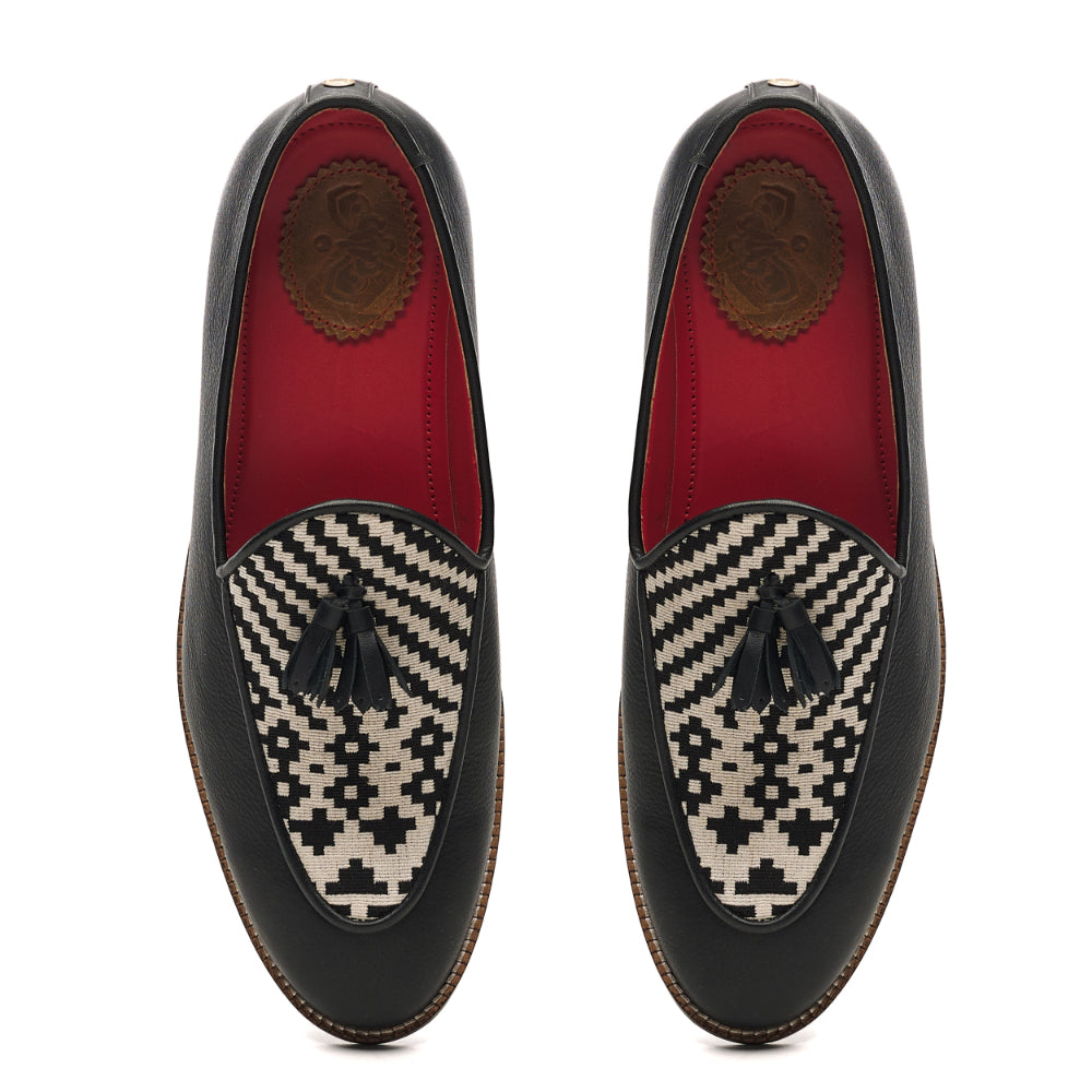 Banjaaran India Texo Loafers Men – Coal - view 2