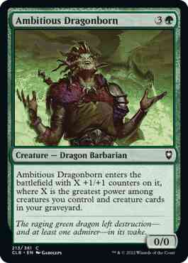 Ambitious dragonborn 213 – Magic Ambitious Dragonborn [213] [Commander Legends: Battle for Baldur's Gate] [Non-Foil]