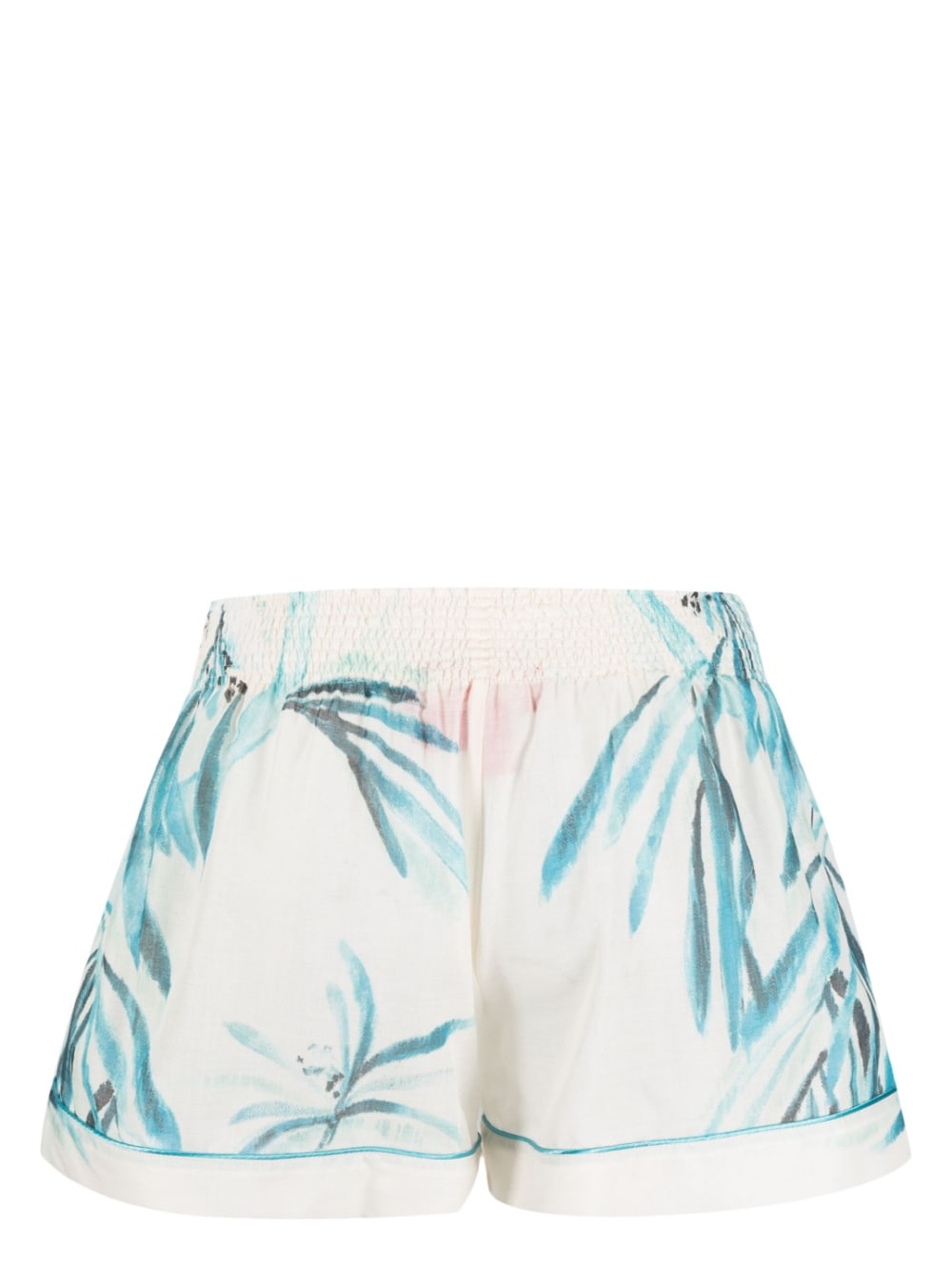 F.R.S . Printed drawstring cotton shorts – 100% Cotton - view 2