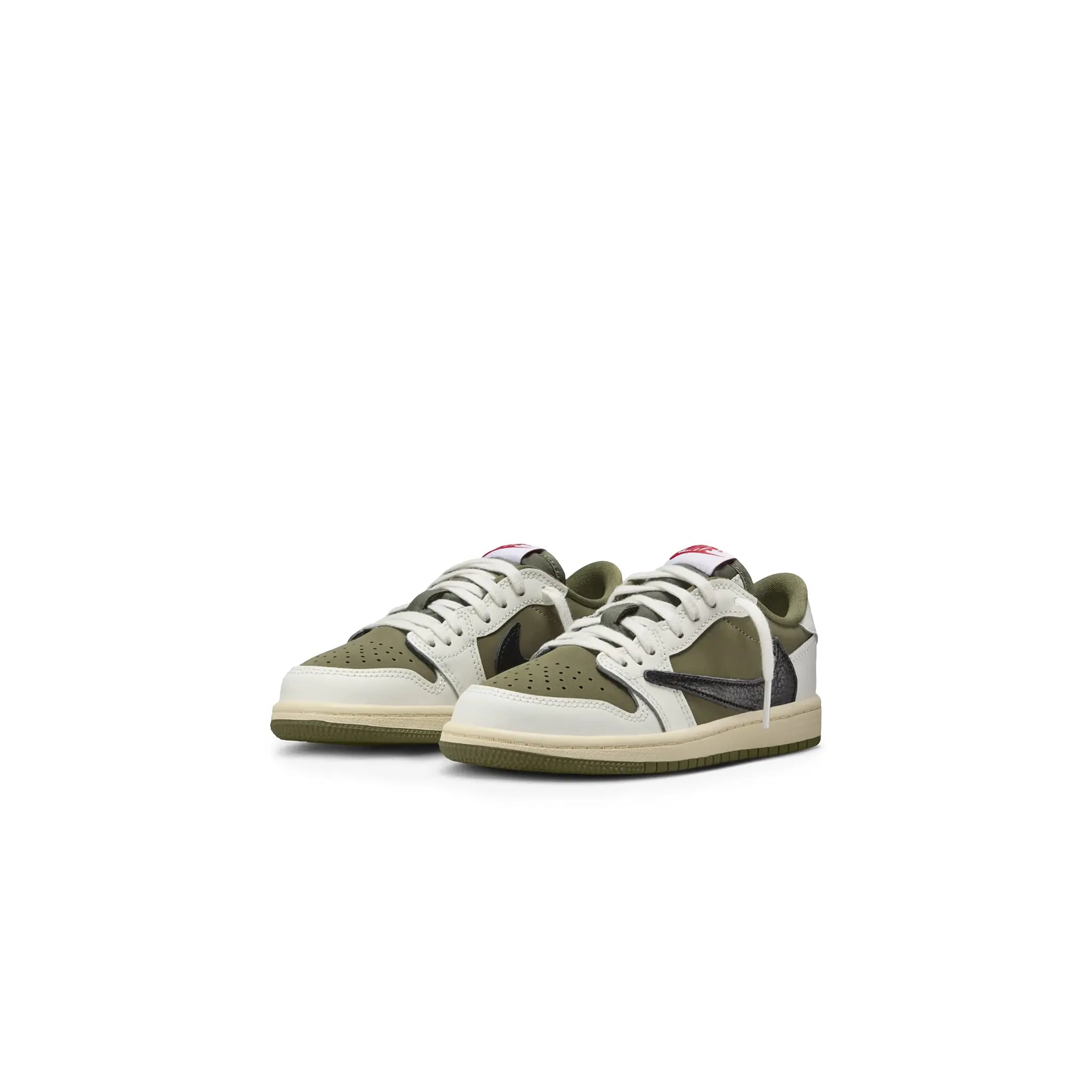 Travis Scott x Air Jordan 1 Low OG Medium Olive (PS) - view 2