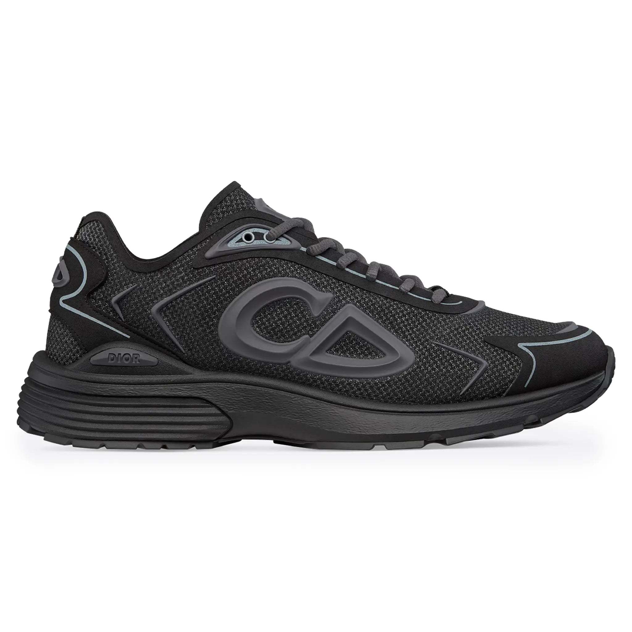 Dior B30 Countdown Nylon Tech Black Trainer - view 5