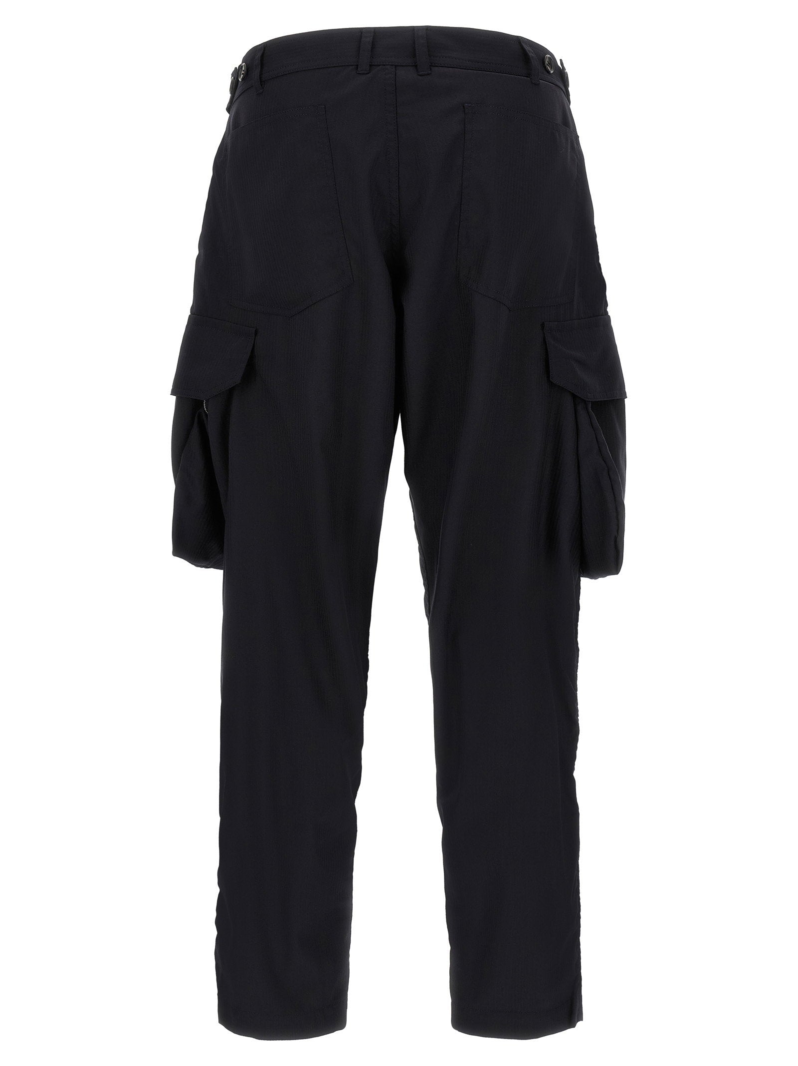 Comme Des Garcons Shirt Pinstriped Cargo Pants - view 2