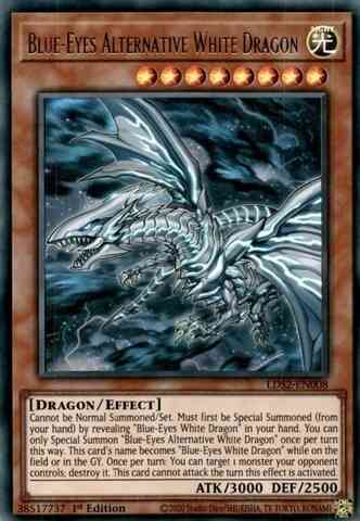 Yu-Gi-Oh! Blue-Eyes Alternative White Dragon - LDS2-EN008 - Ultra Rare - 1st Edition