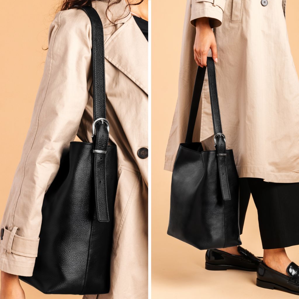 Thursday Boots - Women's Bags Bucket Bag | Black & Silver - view 8