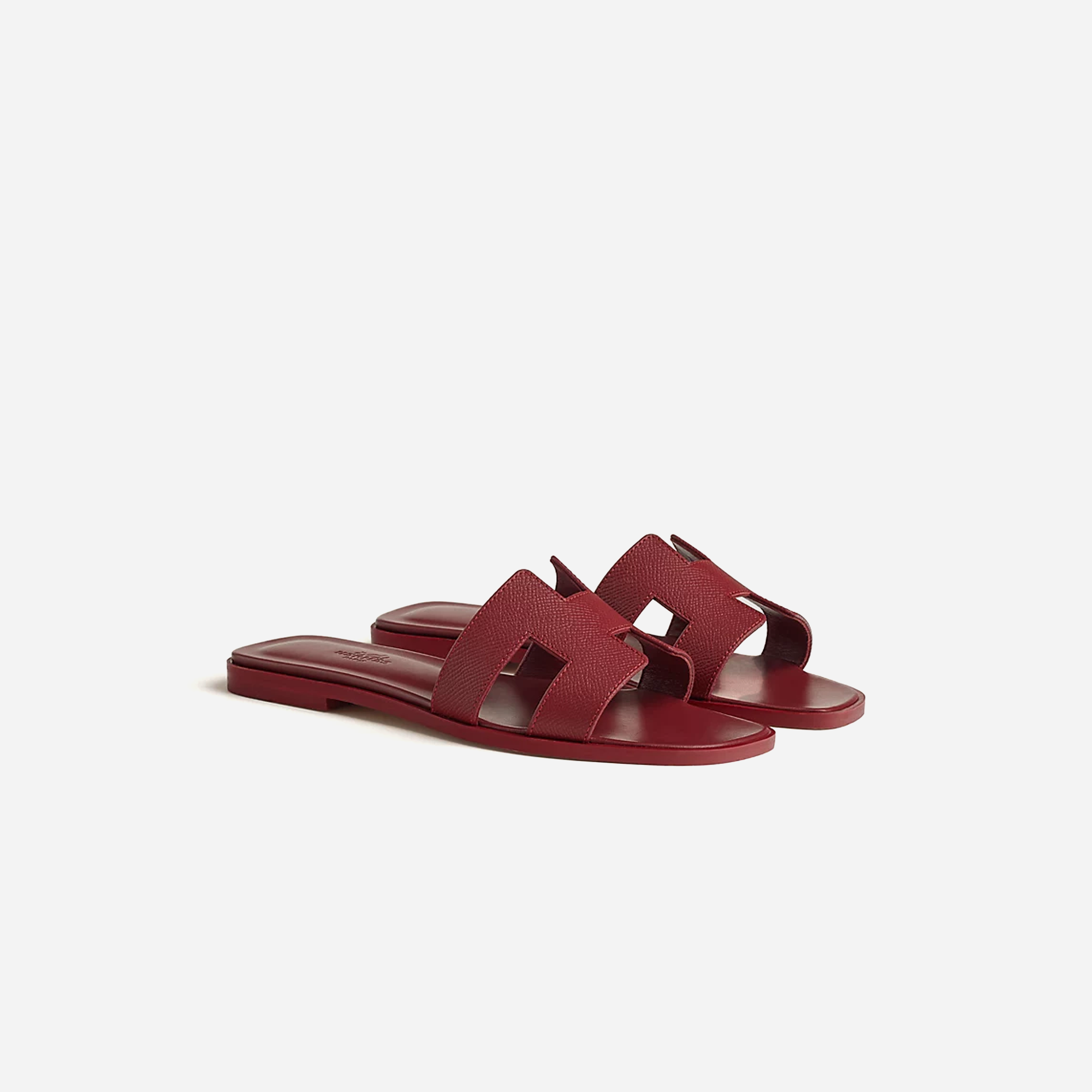 Hermes Oran sandal Rouge H - view 2