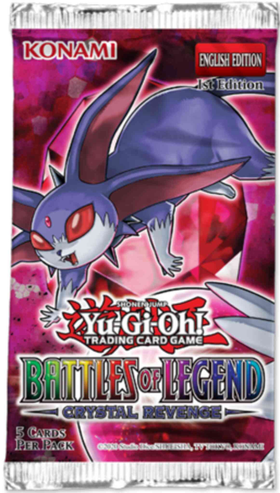 Yu-Gi-Oh! Battles of Legend: Crystal Revenge - 1st Edition - Booster Pack
