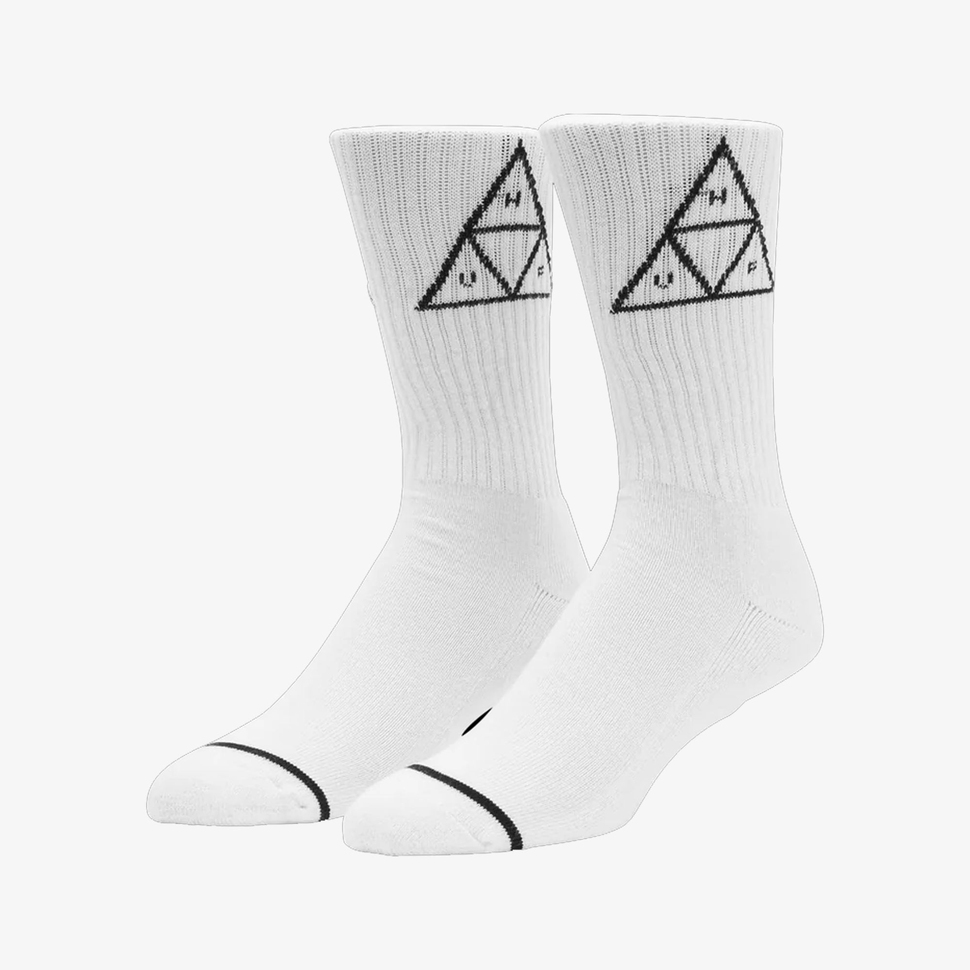 Huf | Set Triple Triangle Crew Sock { White