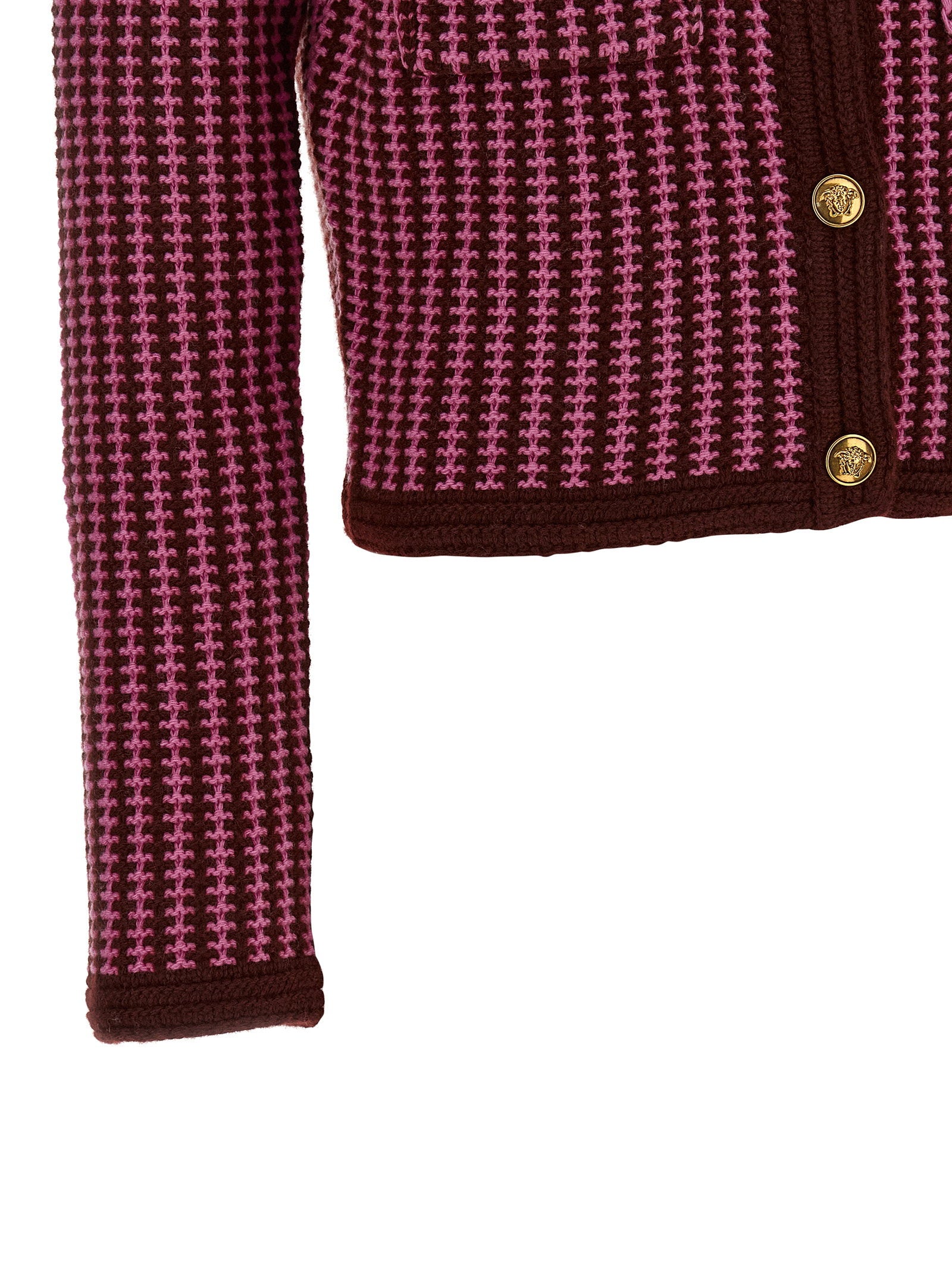 Versace Crochet Cardigan – 100% virgin wool - view 4