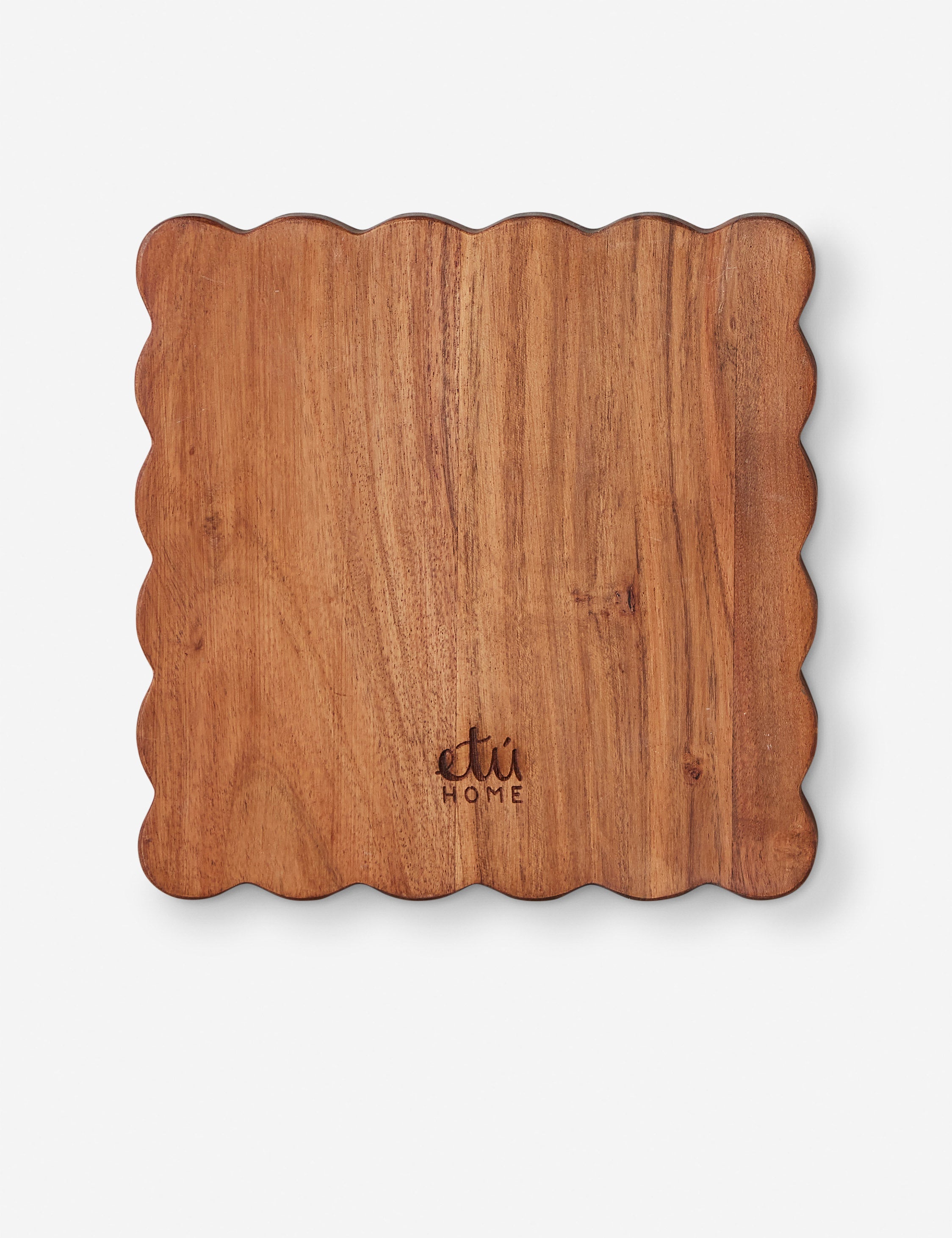 Lulu and Georgia Scalloped Wood Appetizer Cheese Boards (Set of 2) by etúHOME - view 3