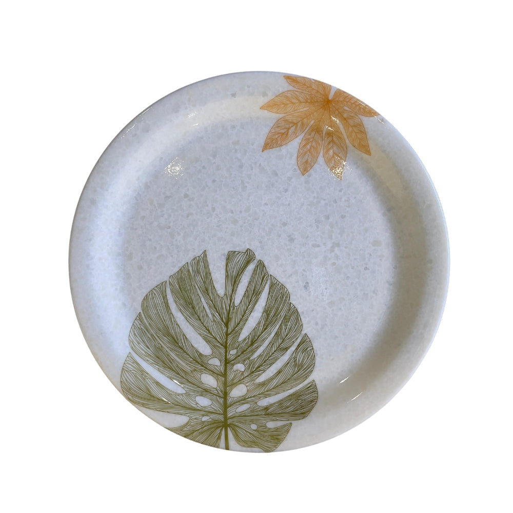 Terraware Melamine Daisy Marfil Round Dinner Set | Set of 40 Pcs - view 4