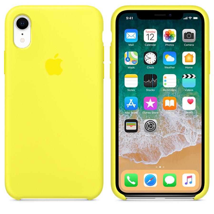 KShop Silicone Case For iPhone XR - Yellow - view 2