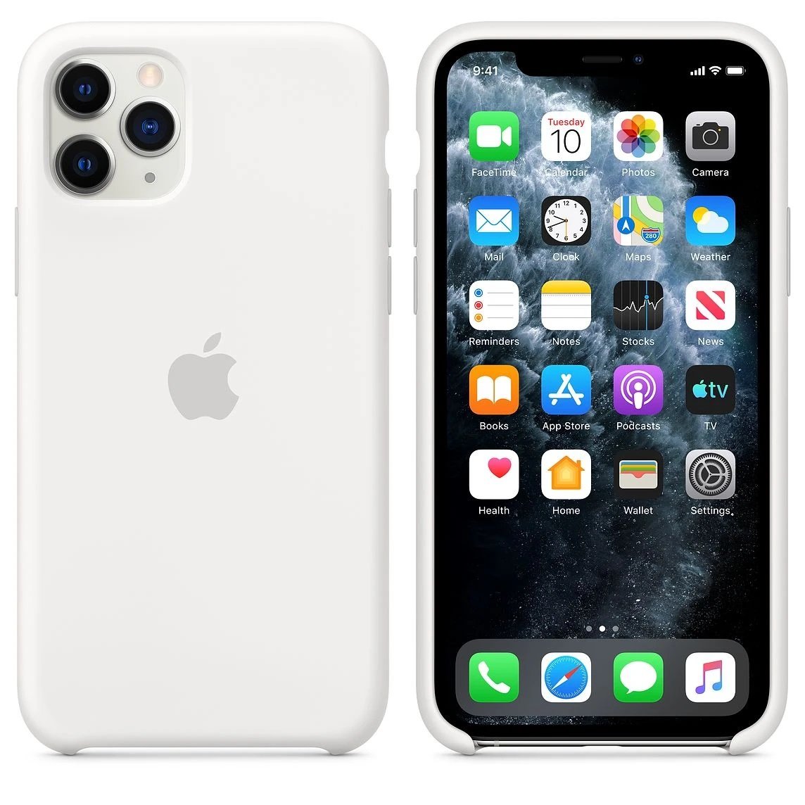 KShop Silicone Case For iPhone 11 Pro - White - view 3