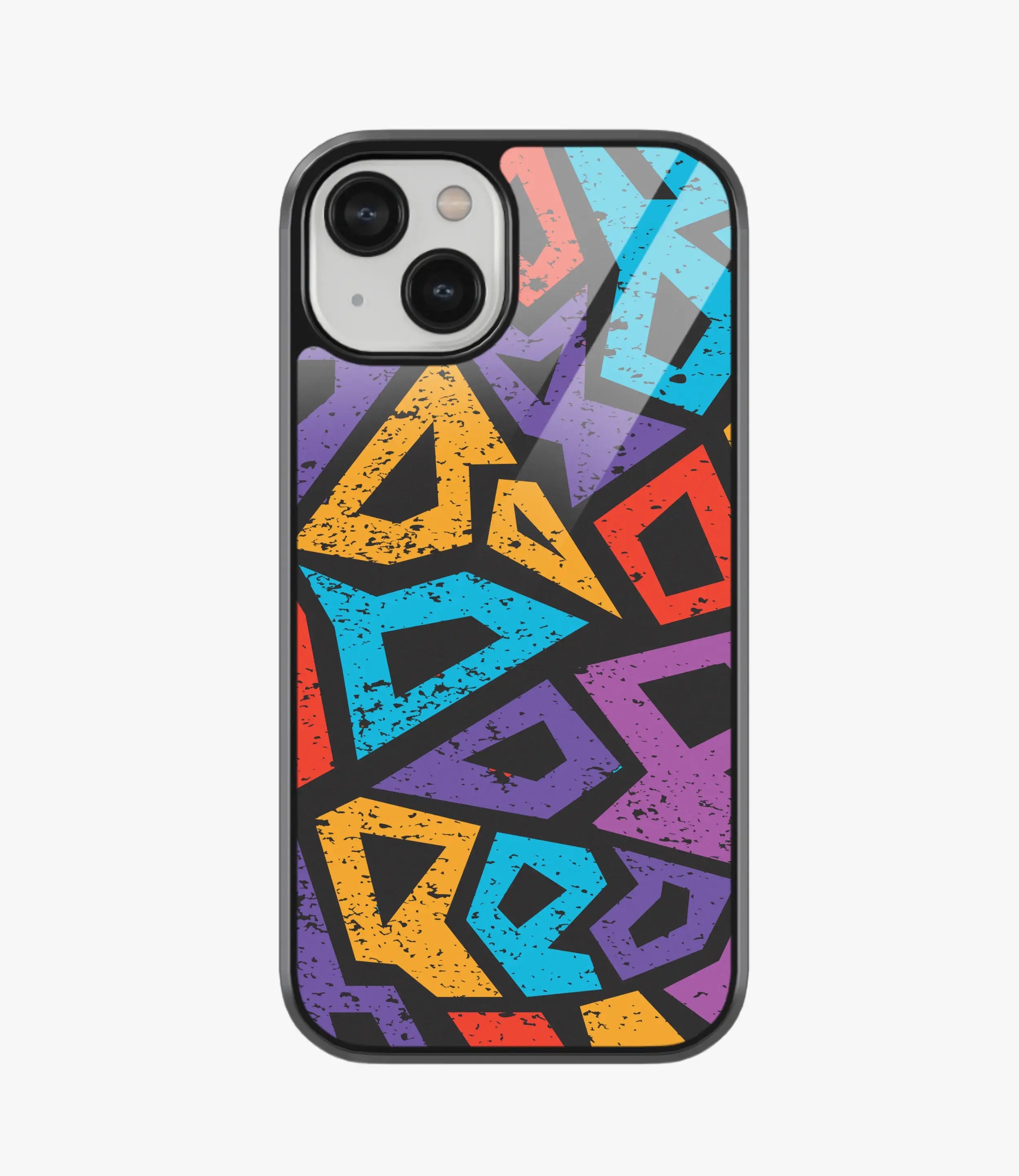 The Case Company Abstract Apex Ascent Pattern Glass Case