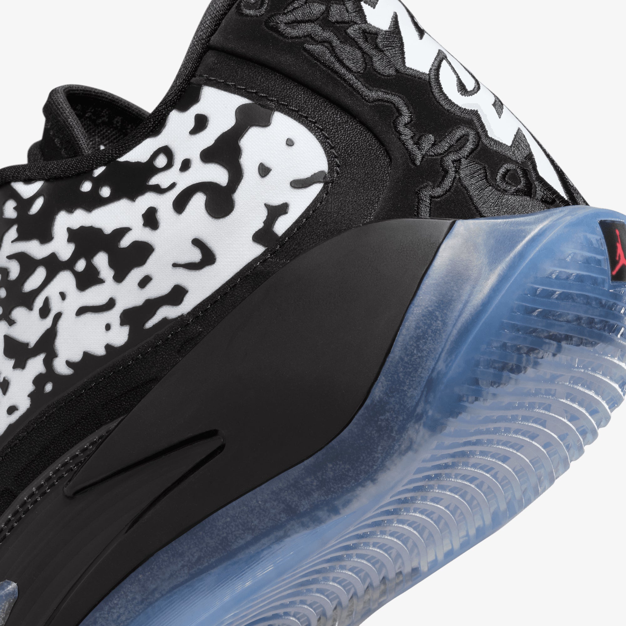 Jordan | ZION 3 PF { BLACK/WHITE-LASER ORANGE-CITRON PULSE - view 4