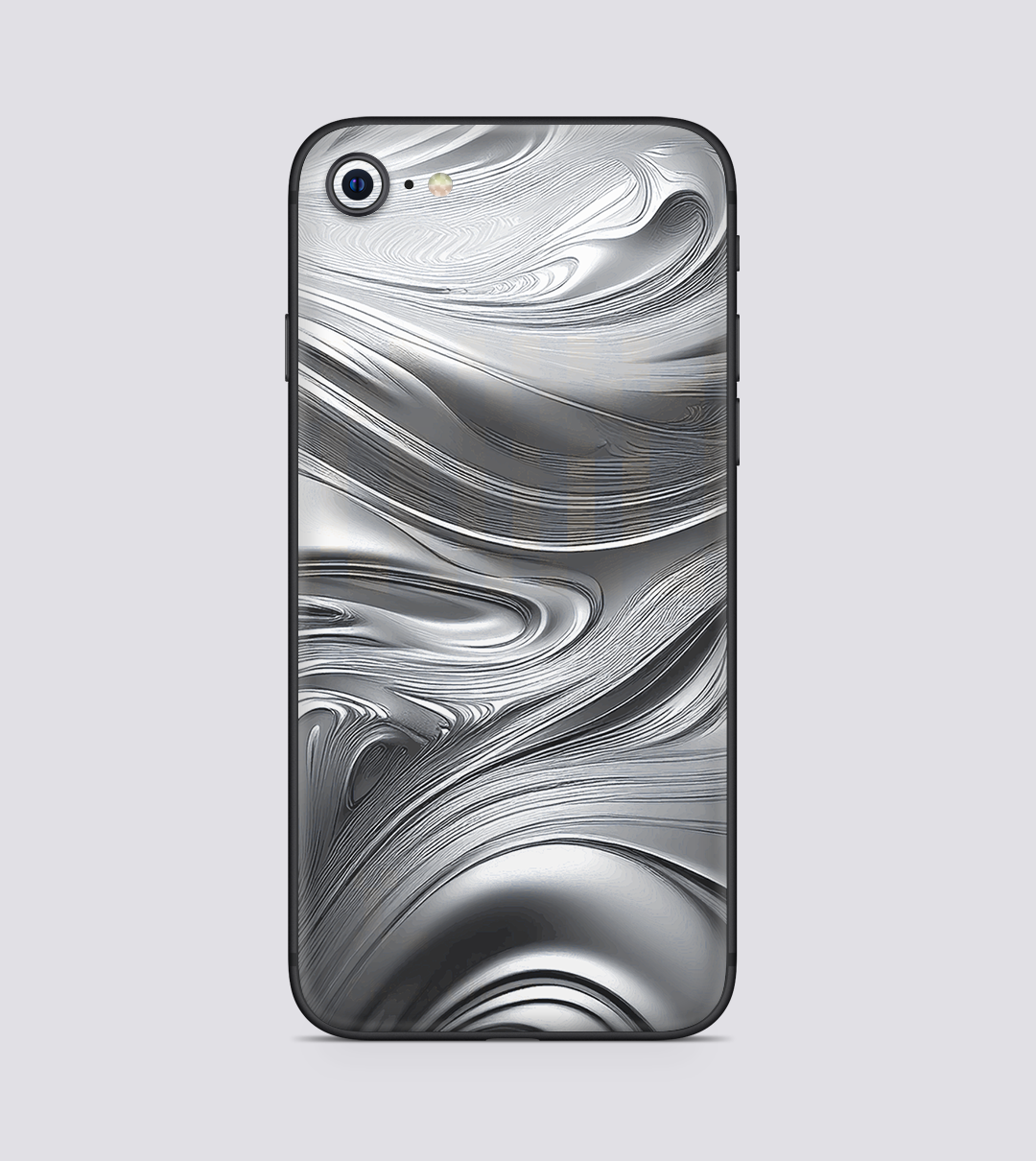 Apple iPhone SE 2020 Silver Swirl