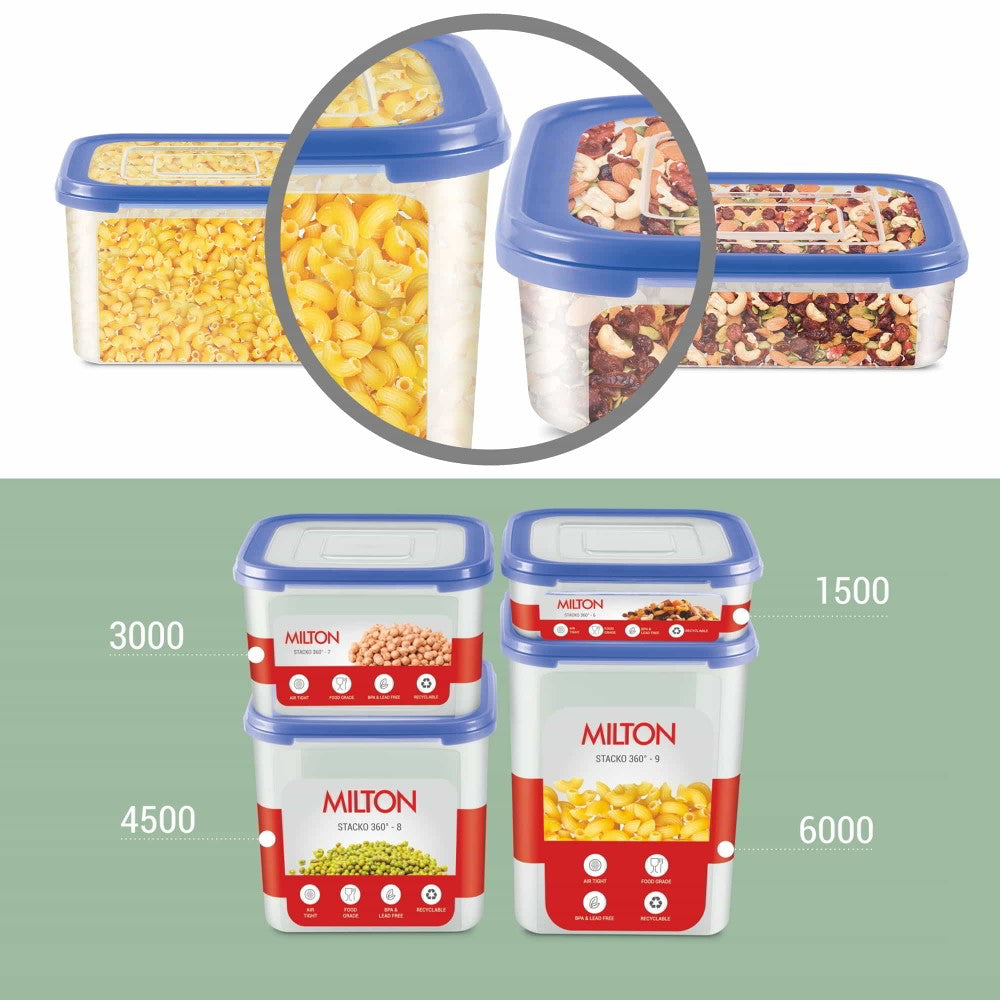 Stacko 360 Square Container (Milton) – Blue - view 5