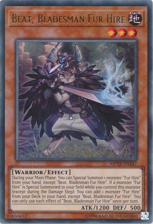 Beat bladesman fur – Yu-Gi-Oh! Beat, Bladesman Fur Hire - MP19-EN247 - Ultra Rare - Unlimited