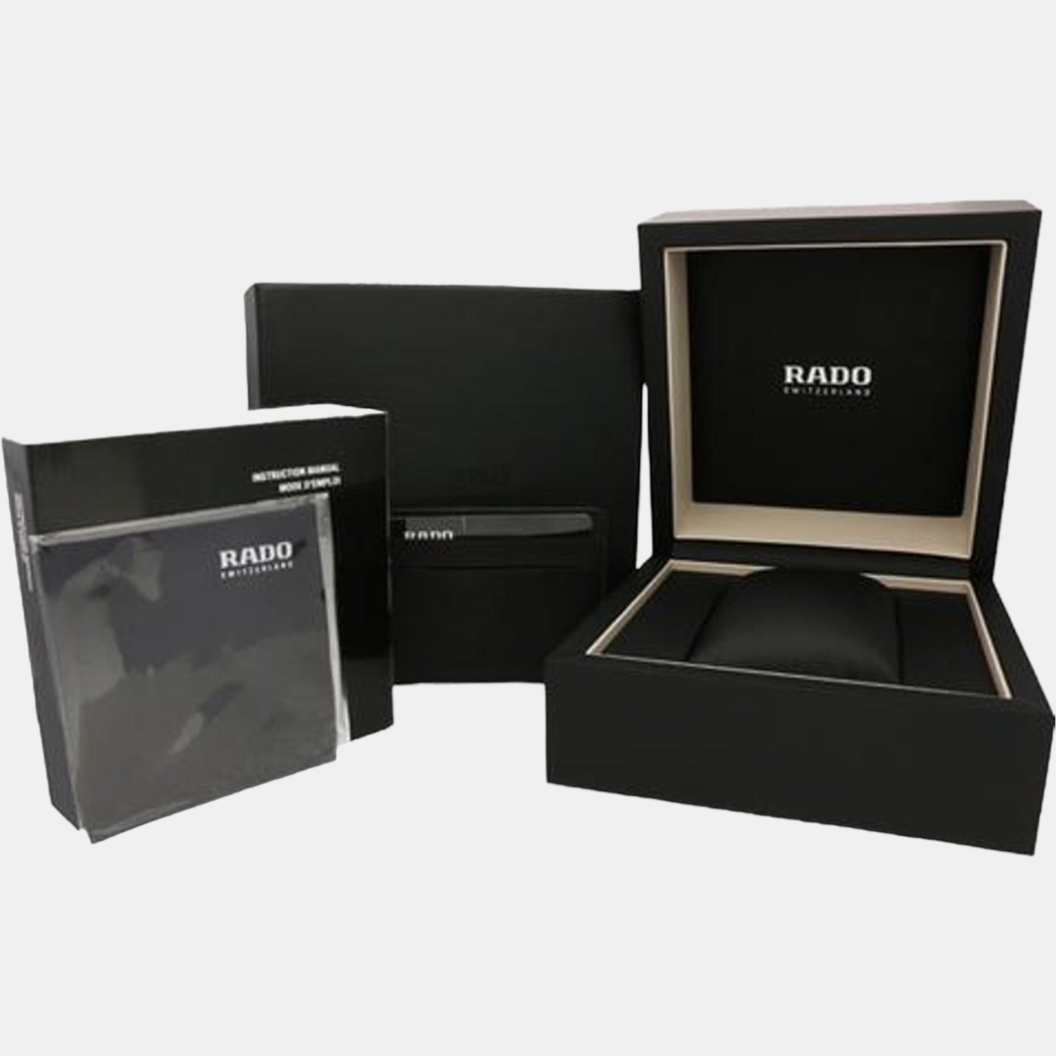 Rado Florence Unisex Quartz Black Dial Analog Stainless Steel Watch R48914703 - view 4