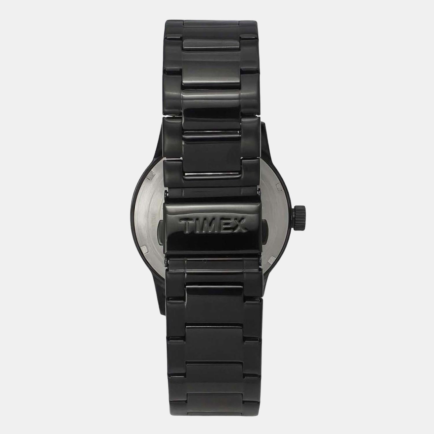 Timex E Class Men Quartz Black Dial Chronograph Stainless Steel Watch TWEG15111 - view 3