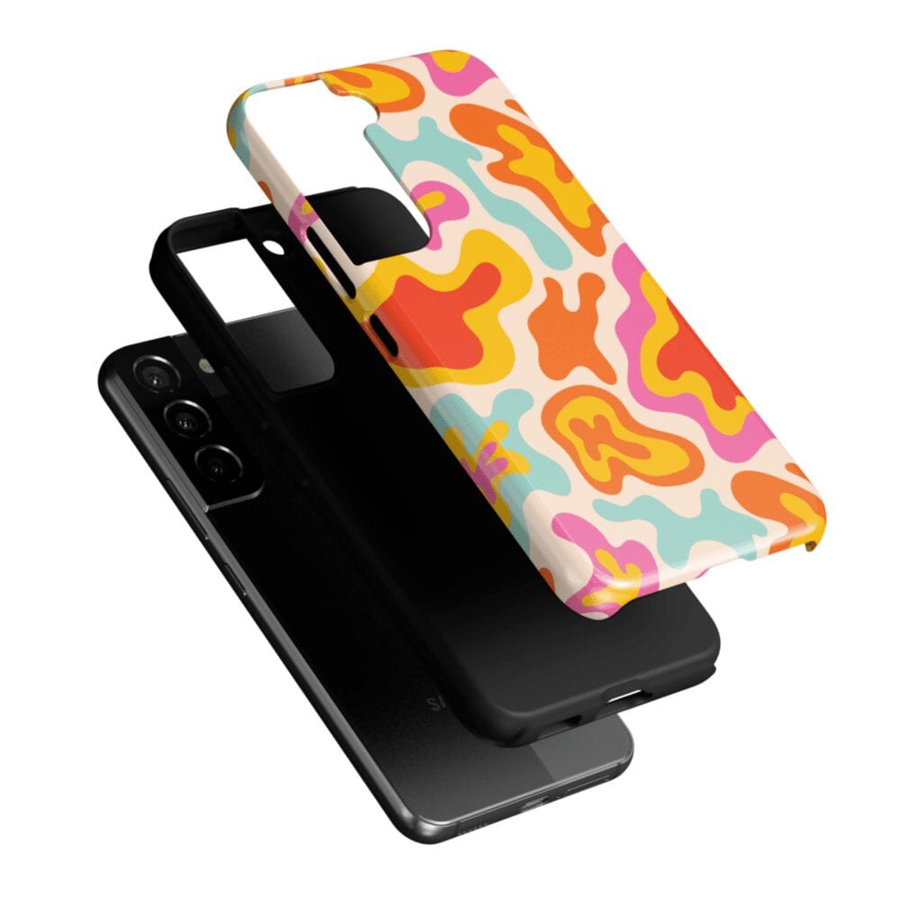 Casetry Tropical Color Splash | Abstract Retro Samsung Case - view 27
