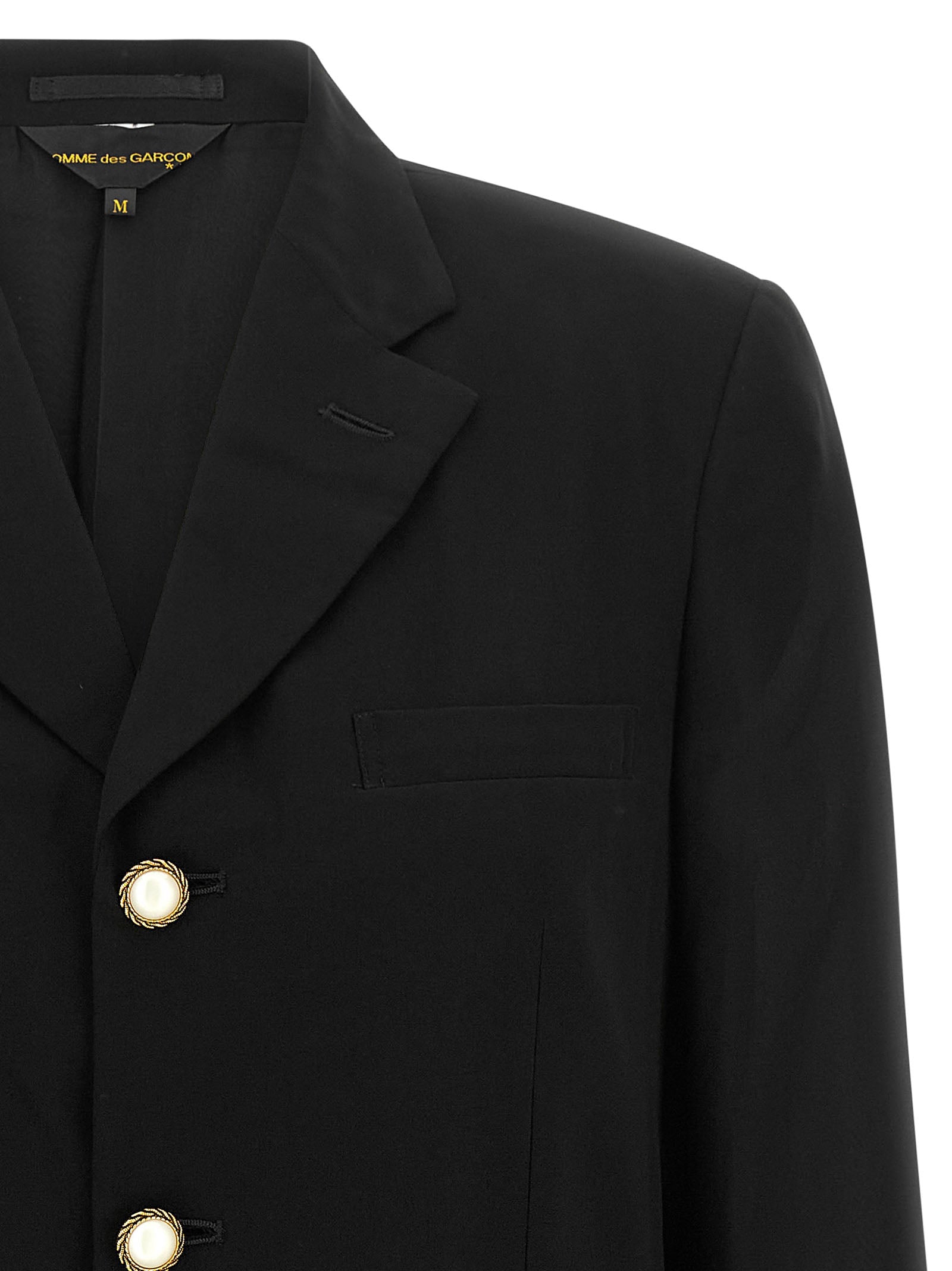 Comme Des Garcons Jewel Buttons Blazer – 100% polyester - view 3