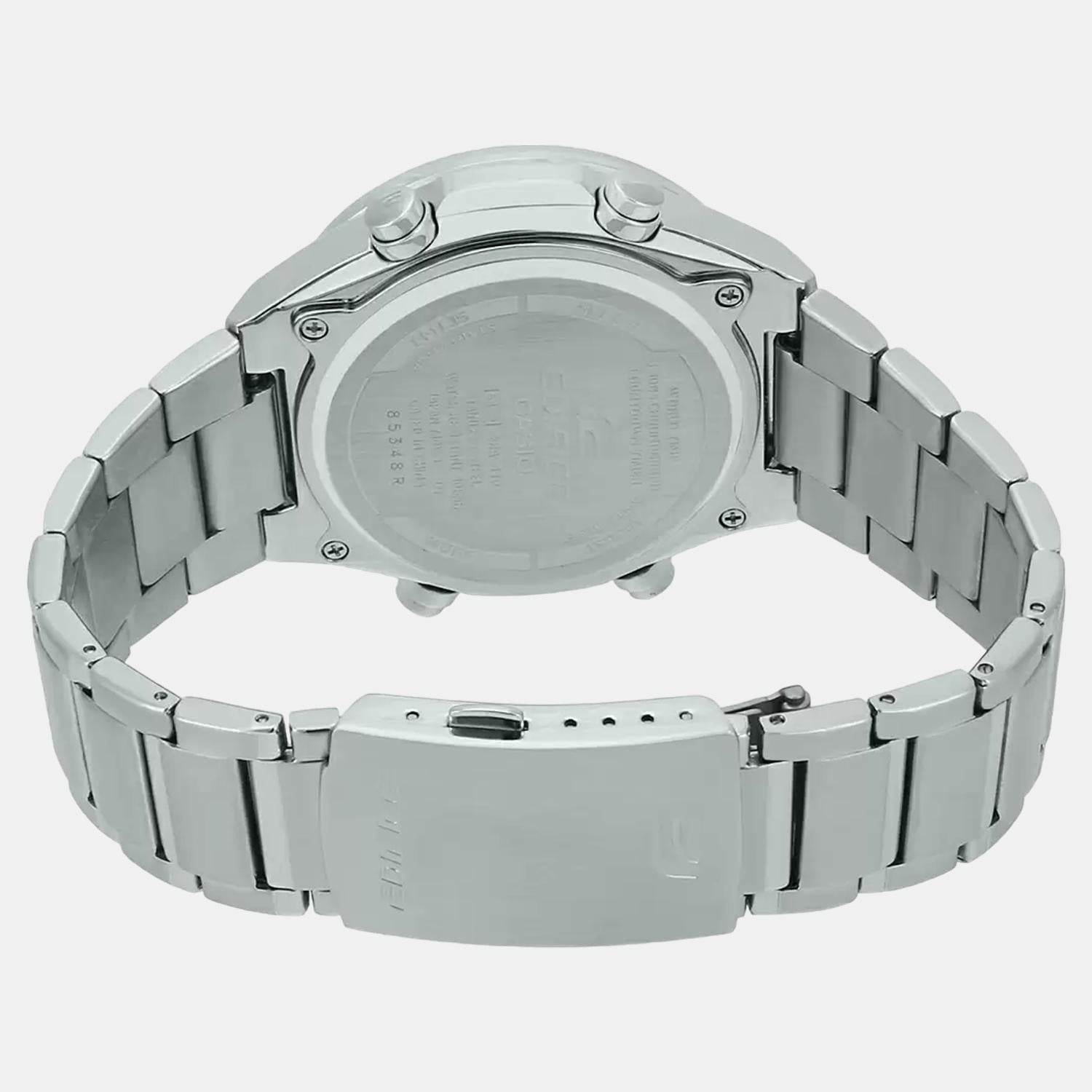 Casio Edifice Men Quartz Black Dial Analog-Digital Stainless Steel Watch EX456 - view 5