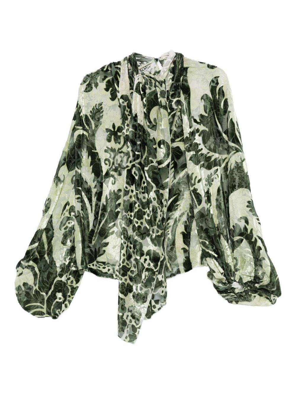 F r s – F.R.S . Printed silk blouse – Viscose 71%, Silk 29%