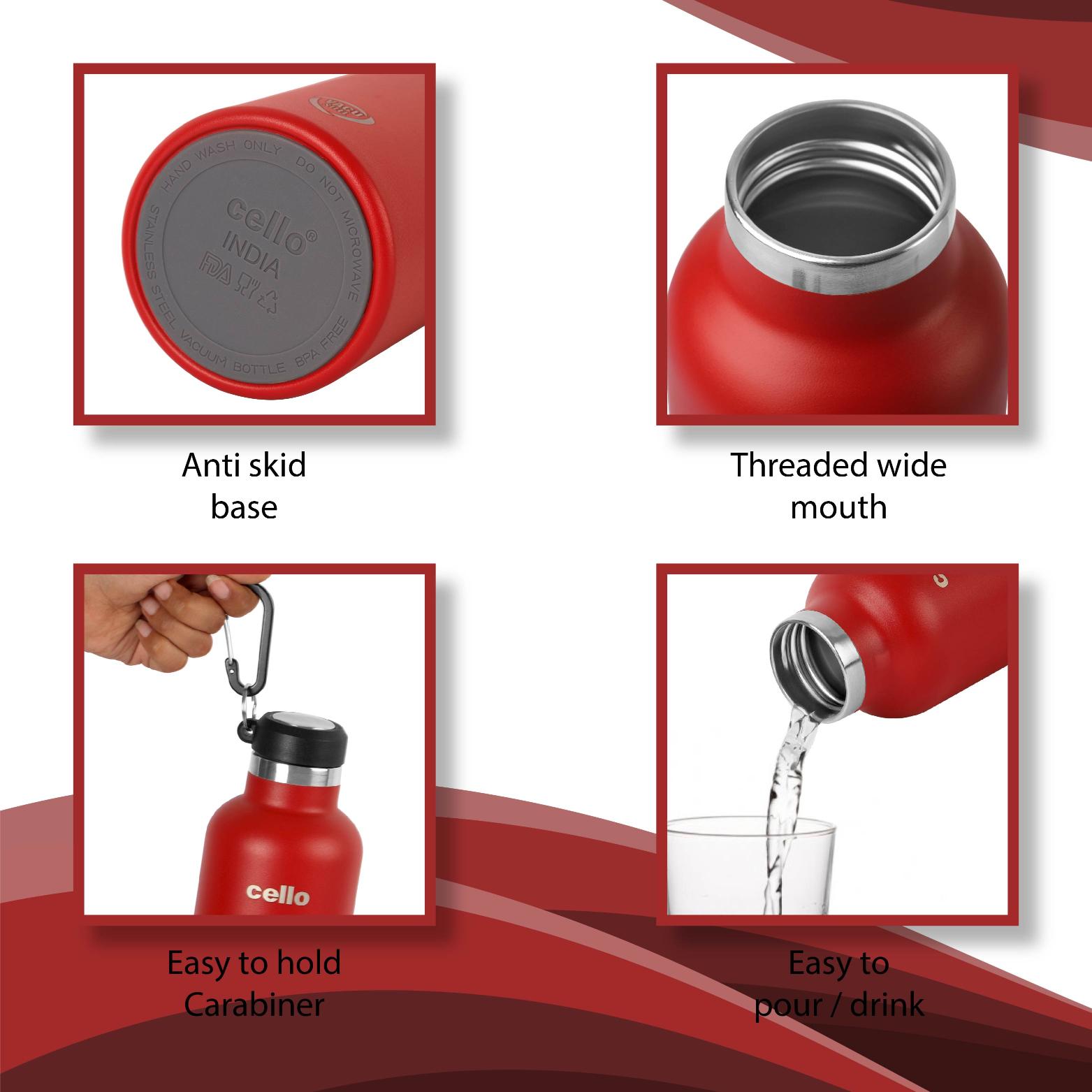 Cello Duro Hector Flask, Vacusteel Water Bottle - view 72