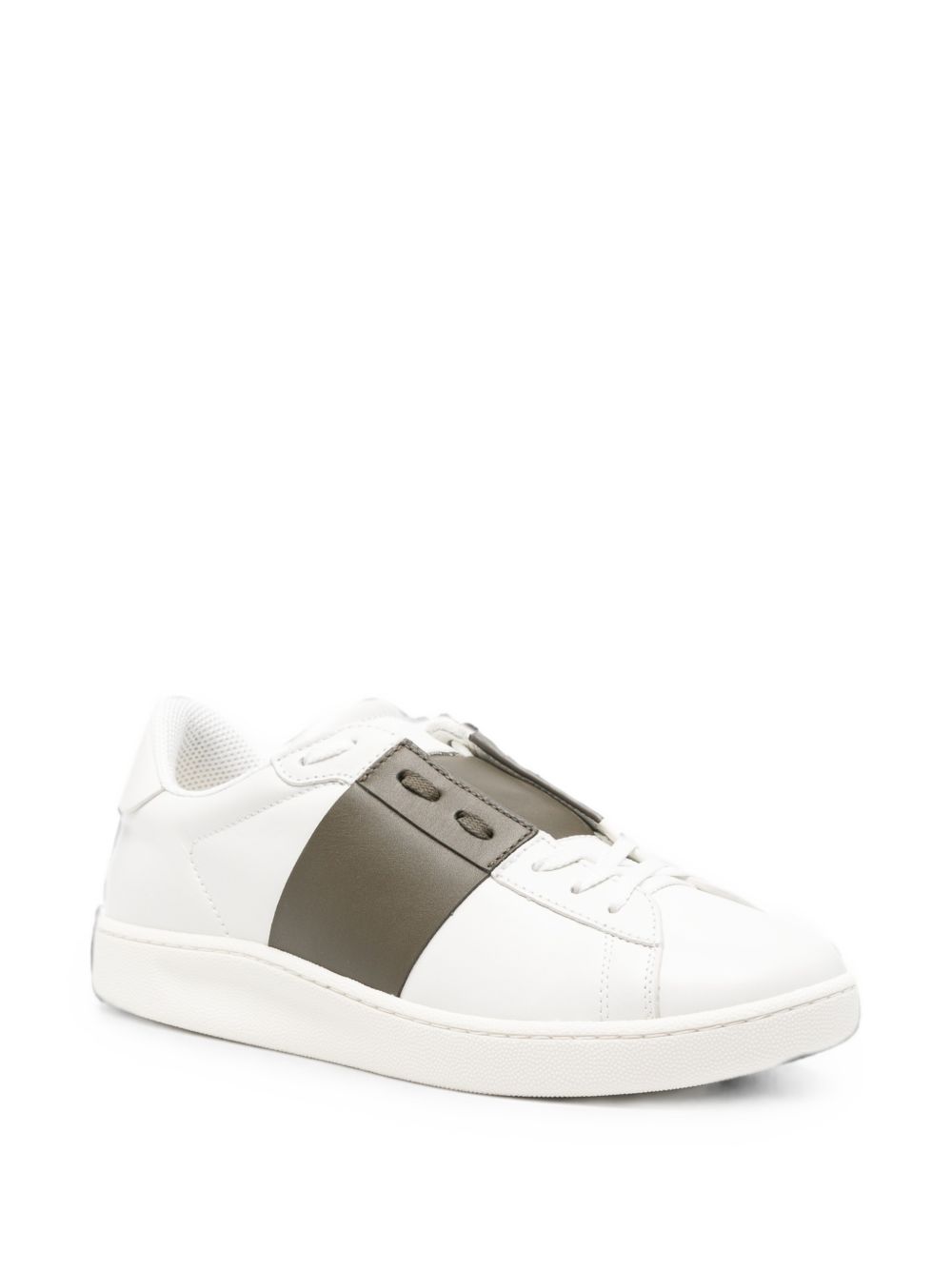 Valentino Garavani Sneakers KAKI – 100% Calf Leather - view 2