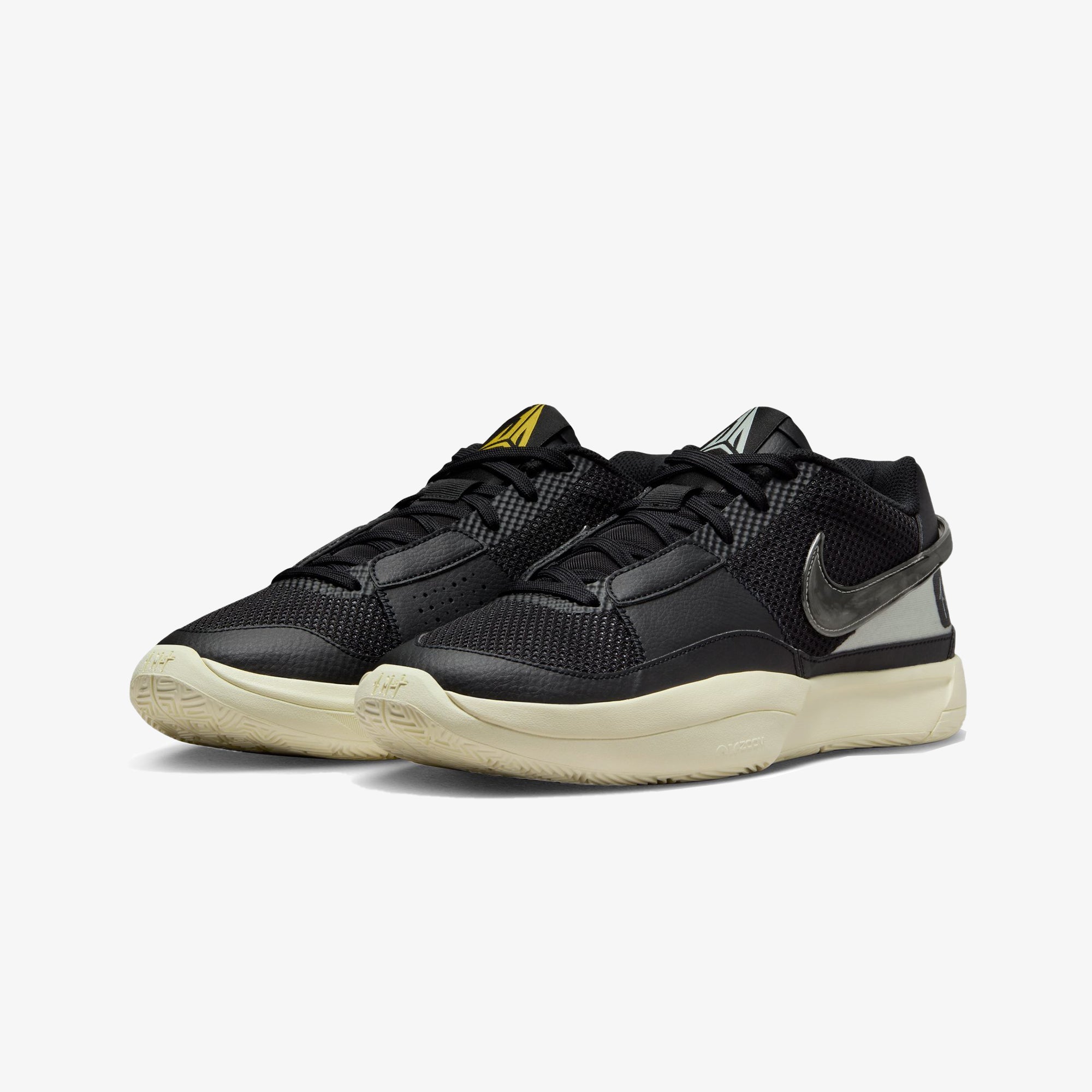Jordan | JA MORANT JA 1 EP { BLACK/LIGHT SILVER-COCONUT MILK