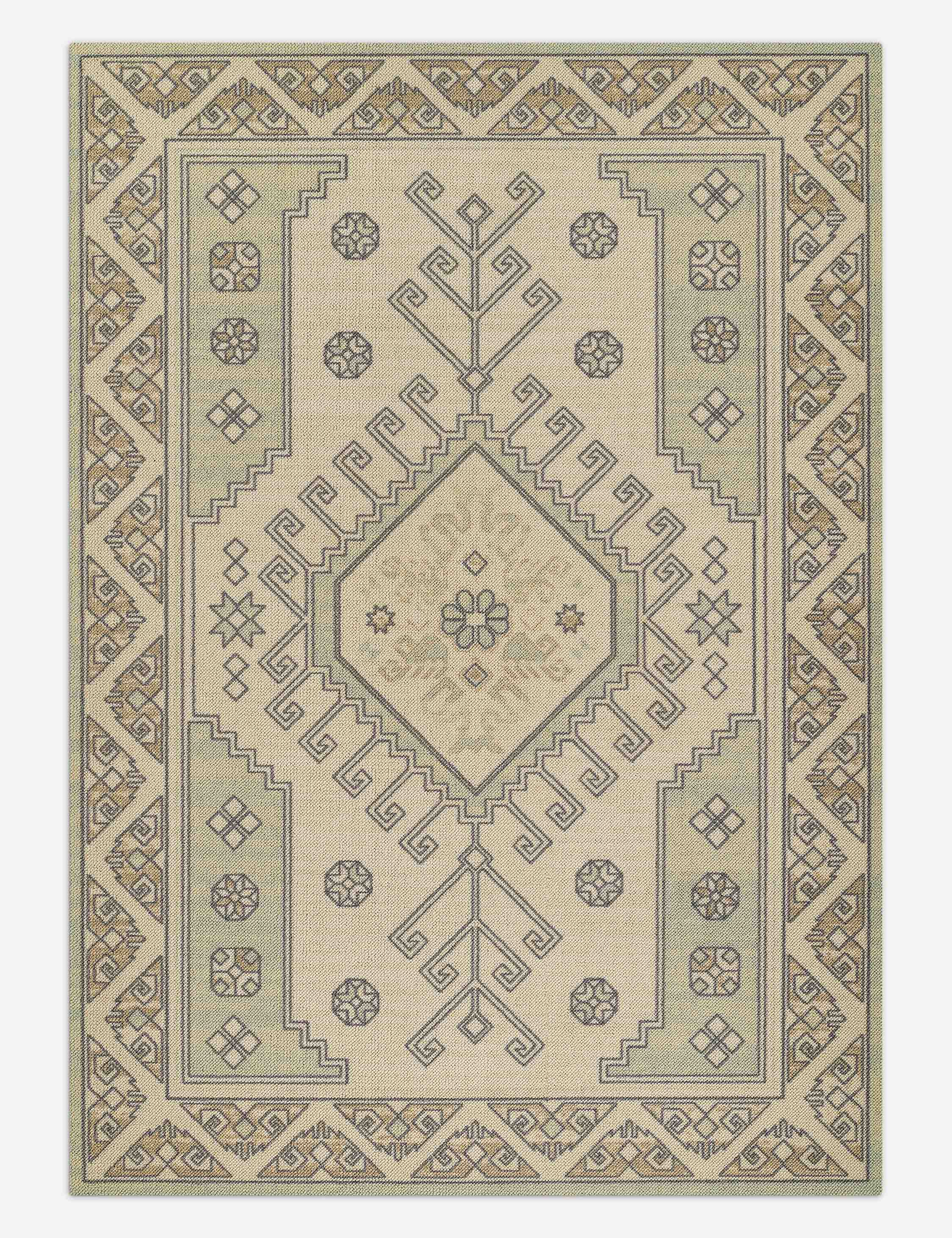 Lulu and Georgia Navia Wool-Blend Rug – Sage