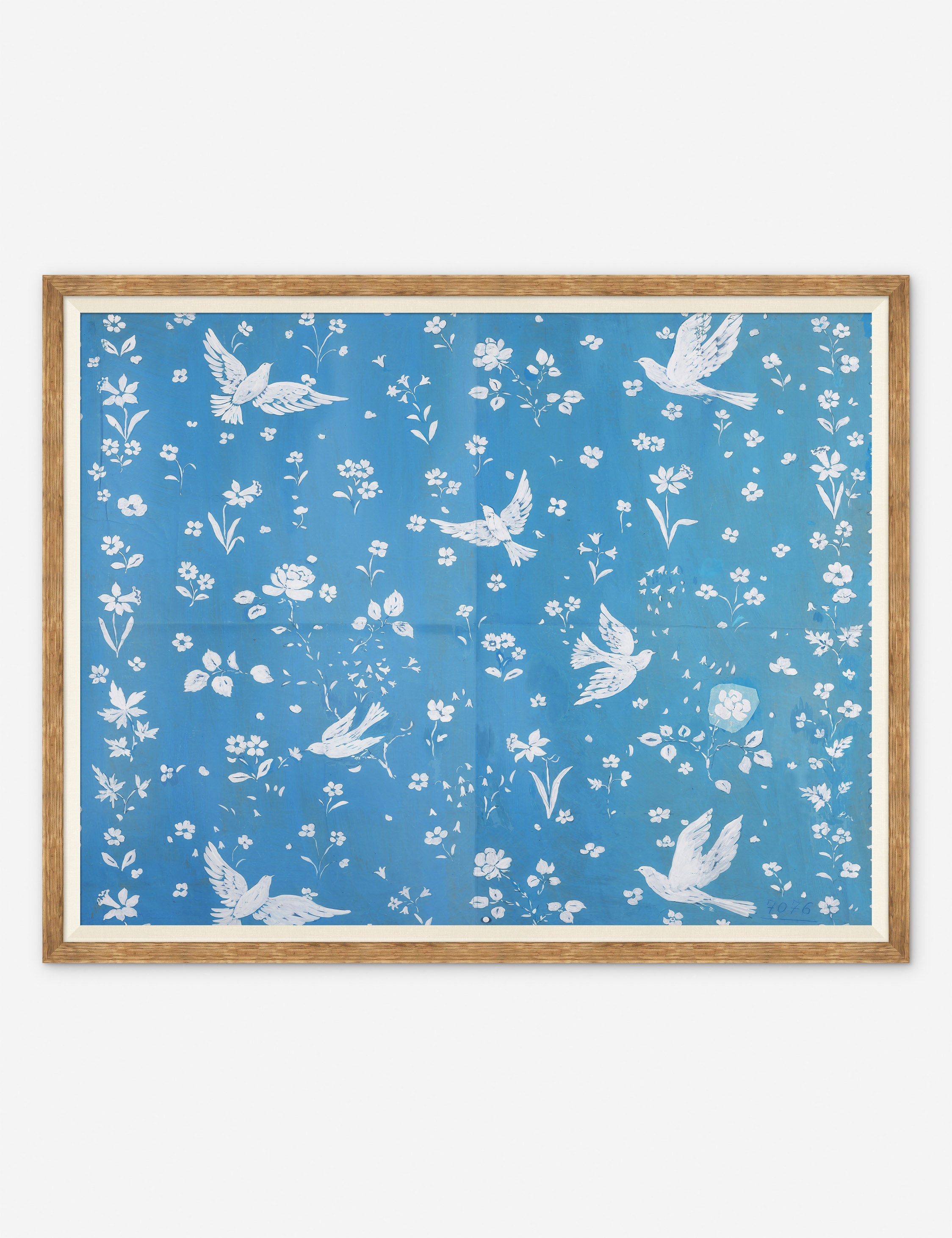 Lulu and Georgia Birds and Flowers Print by Paule Marrot