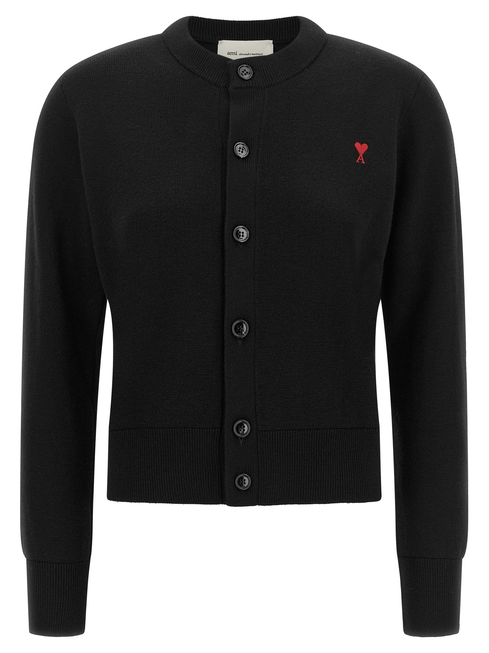 Ami Paris Ami De Coeur Cardigan – 100% wool