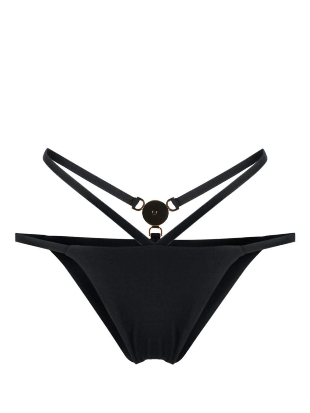 Versace Medusa-plaque strappy bikini bottoms