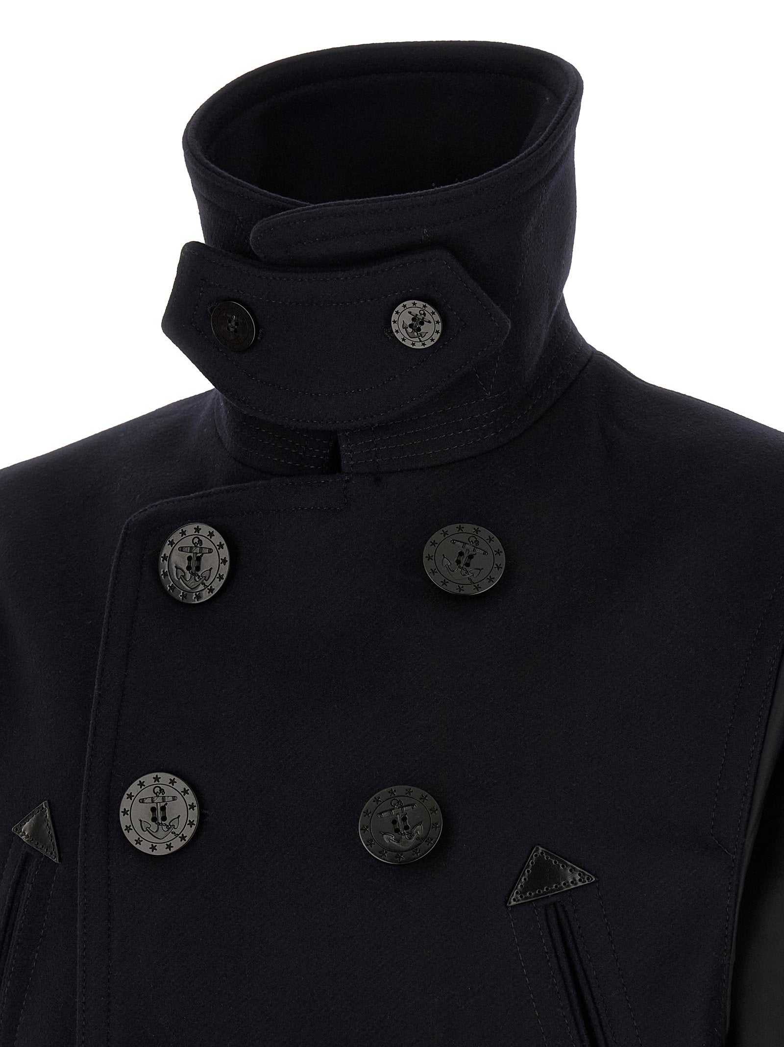 Dsquared2 Hybrid Peacoat Coat - view 6
