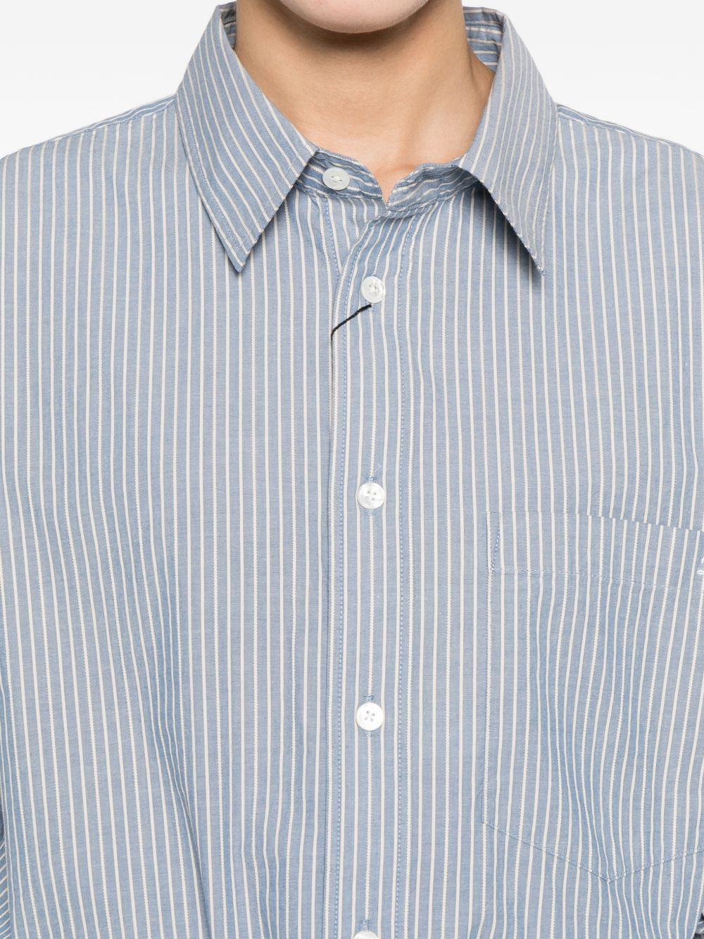 Dunst Striped cotton shirt – Shell: Cotton 100% - view 2