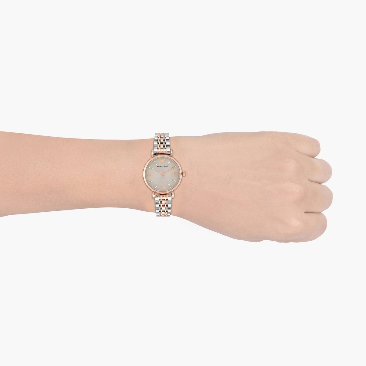 Emporio Armani Gianni T-Bar Grey Dial Women 31mm - view 3