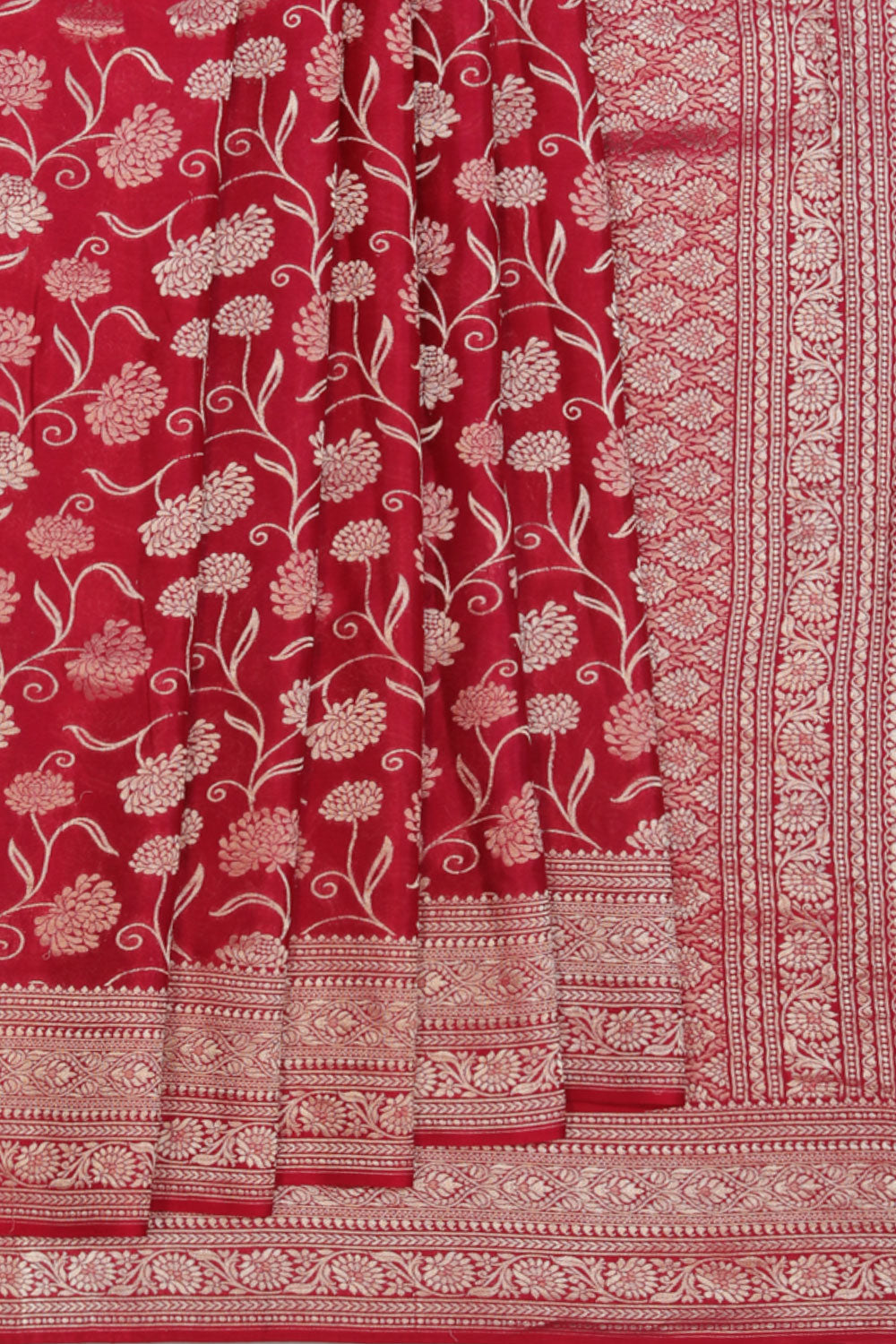 Kalanjali Gorgeous Crepe-Silk Pink Saree – Women's