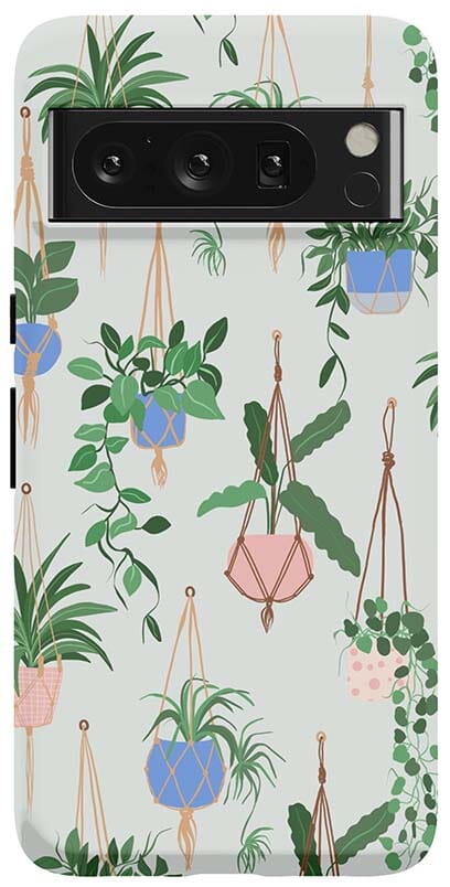 Casetry Hanging Around | Potted Plants Floral Google Pixel Case - view 14