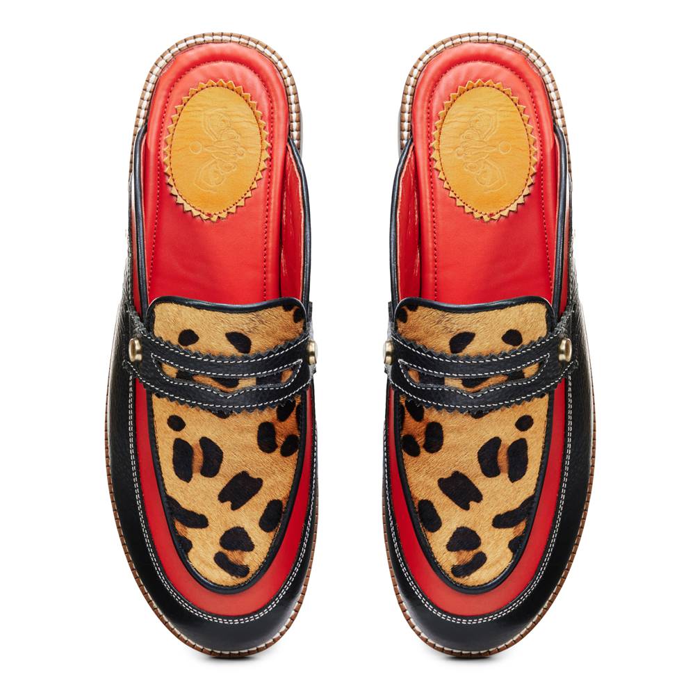 Banjaaran India Leopard Mule for Women (discontinued) - view 2
