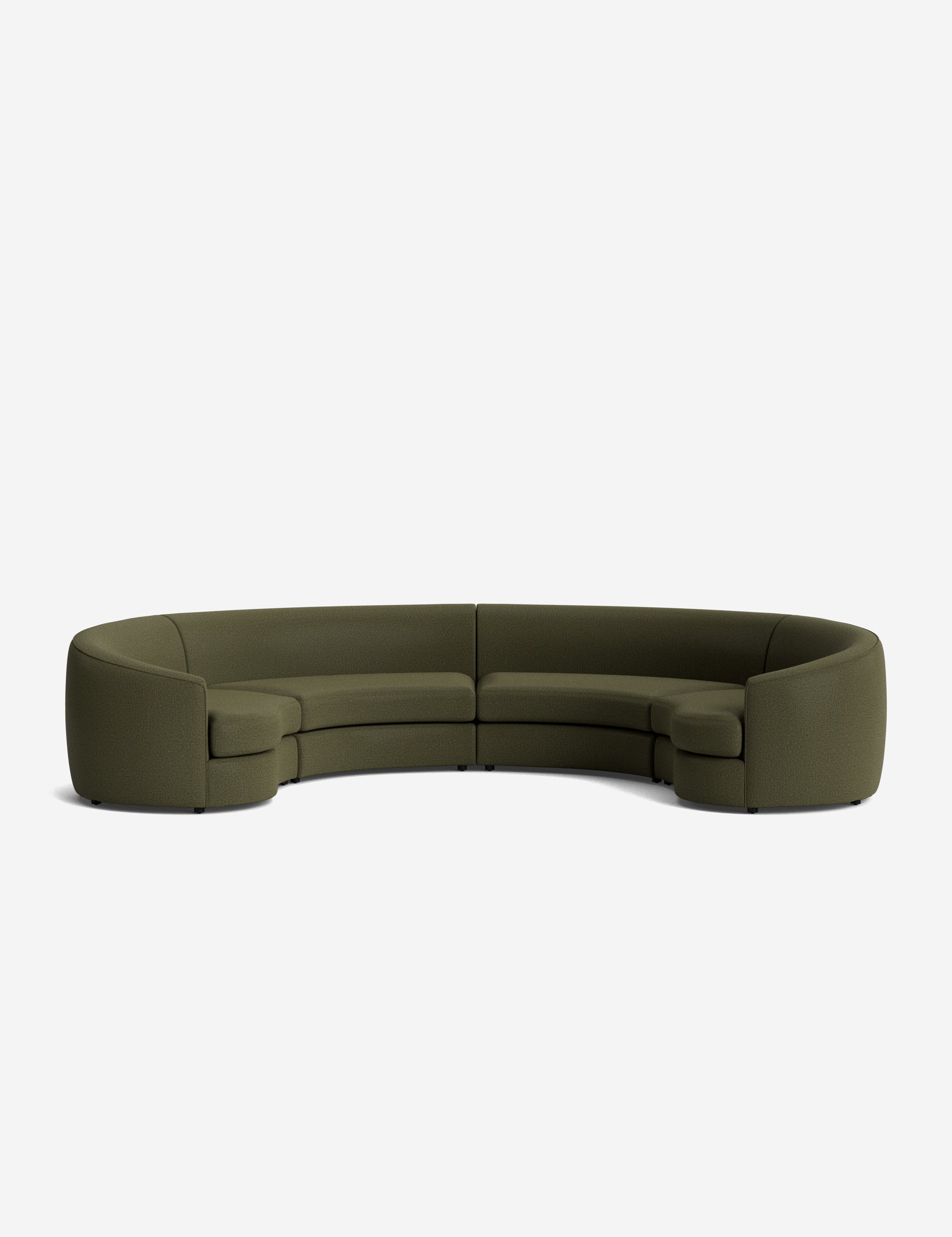 Lulu and Georgia Imada Modular Curved Sectional Sofa - view 2
