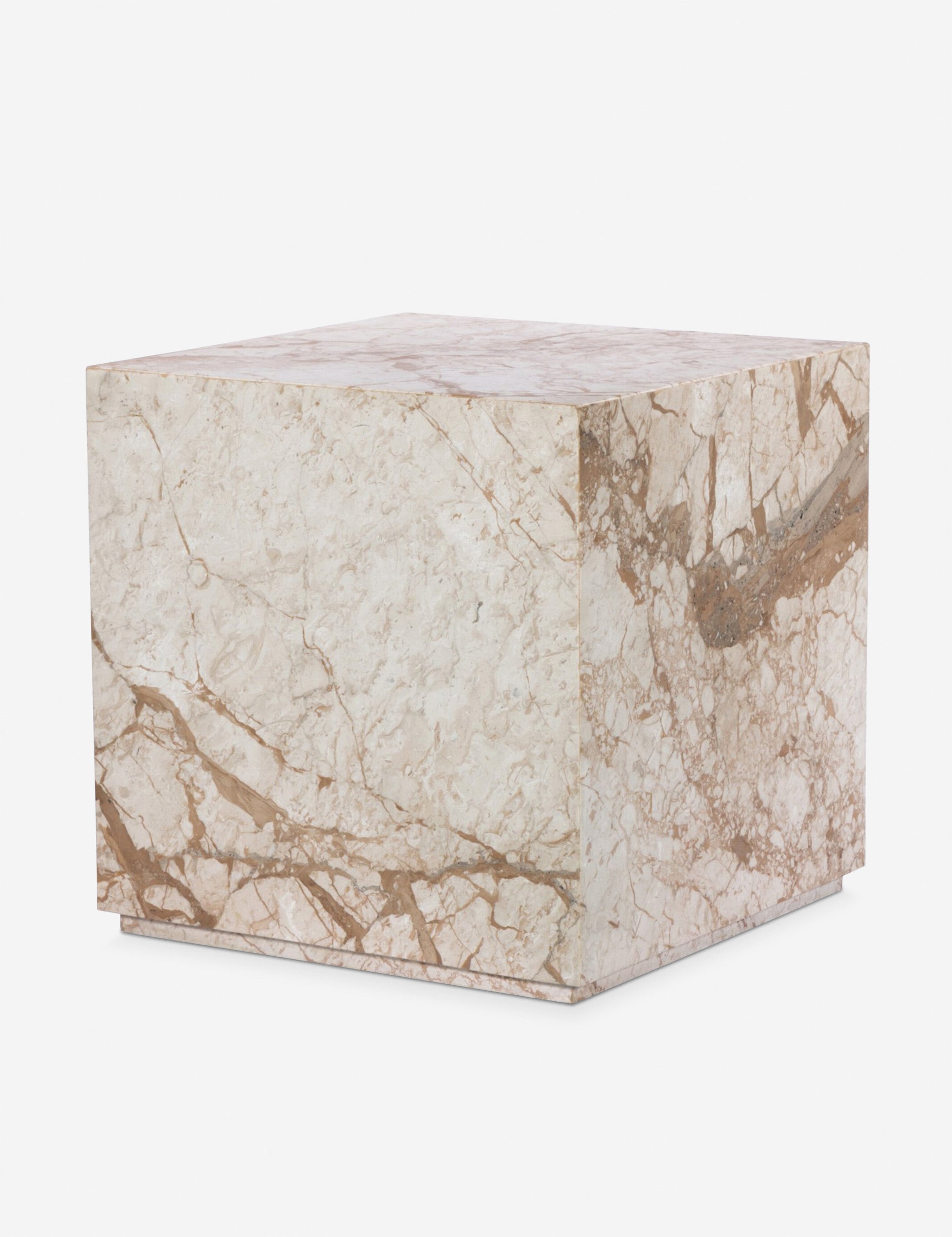 Lulu and Georgia Rosina Side Table – Cream Marble - view 2