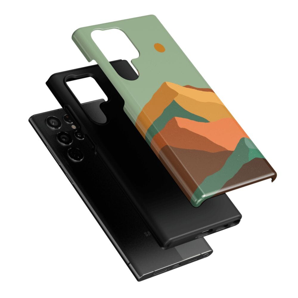 Casetry Endless Peaks | Colorblock Mountain Samsung Case - view 24