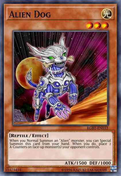 Yu-Gi-Oh! Alien Dog - RGBT-EN033 - Common - Unlimited