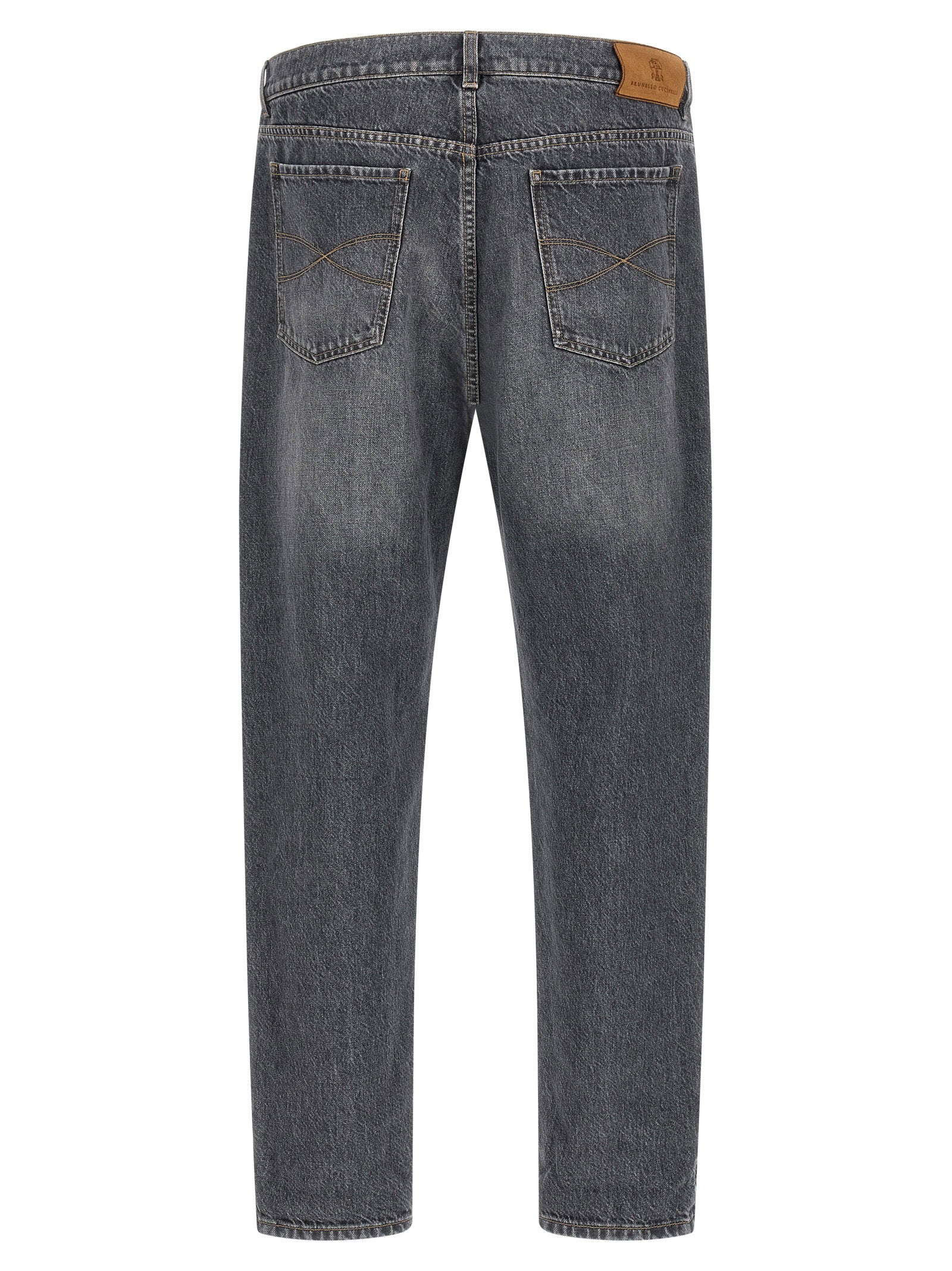 Brunello Cucinelli Jeans Denim Greyscale – 100% cotton - view 2