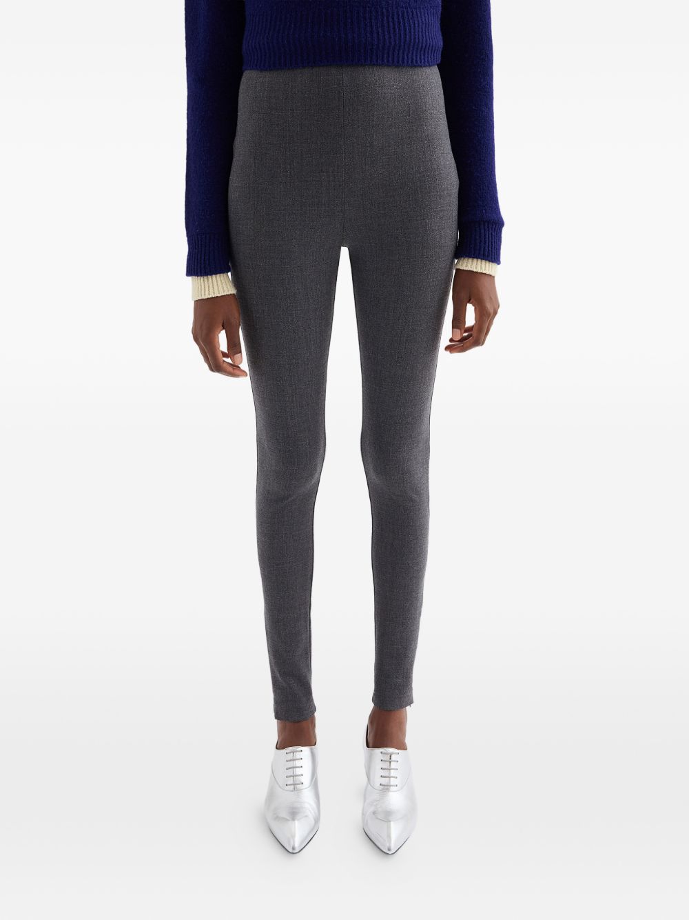 Jil Sander Wool slim trousers - view 3