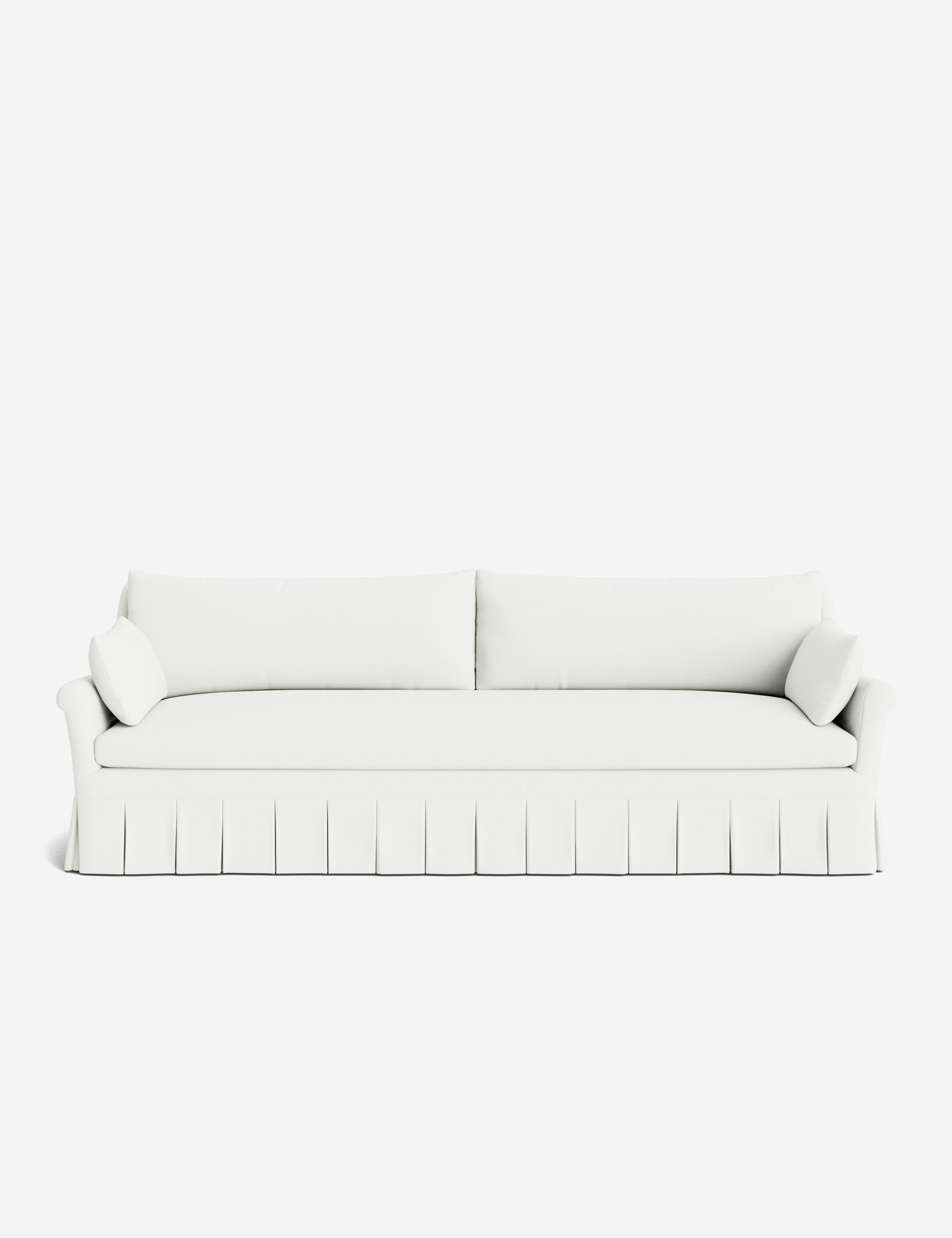 Lulu and Georgia Portola Rolled Arm Pleated Sofa - view 159