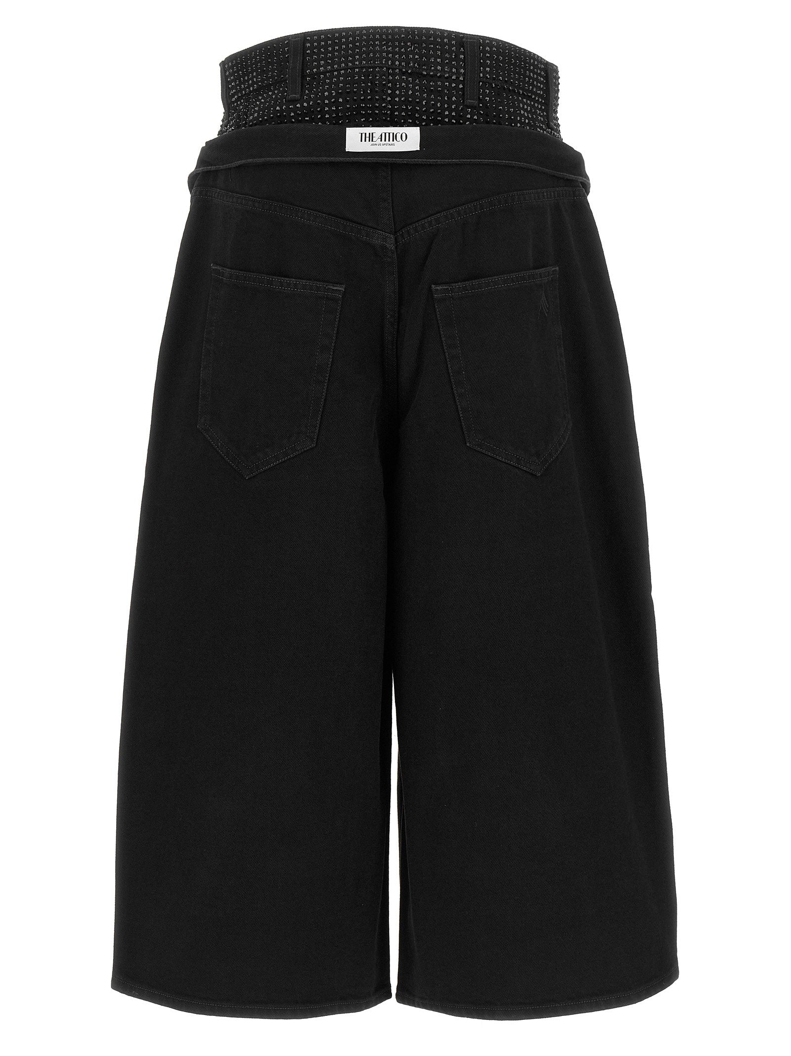 The Attico Crystal Insert Jeans – 100% cotton - view 2