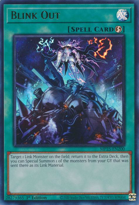 Yu-Gi-Oh! Blink Out - MP25-EN200 - Ultra Rare - 1st Edition