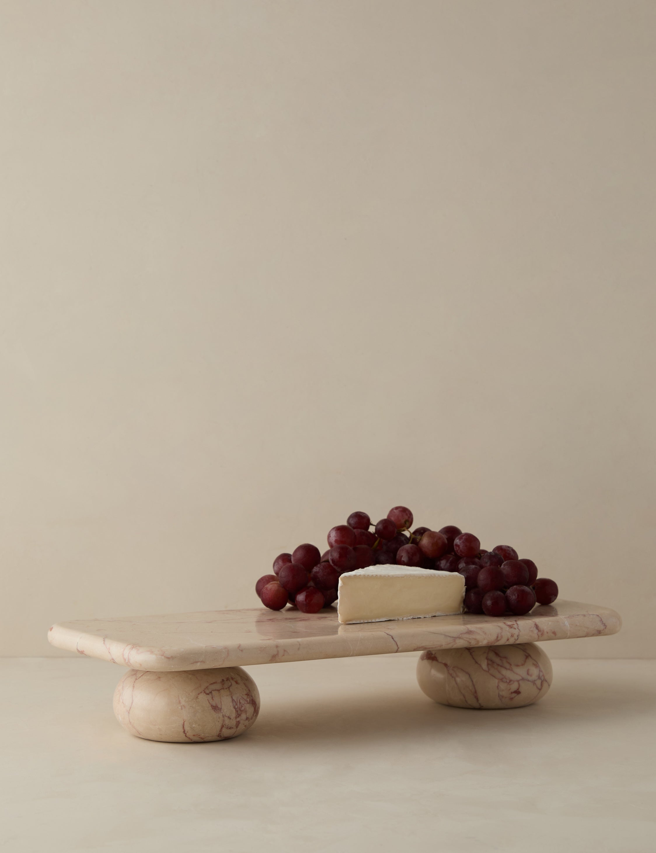 Lulu and Georgia Lusine Rectangular Marble Serving Stand
